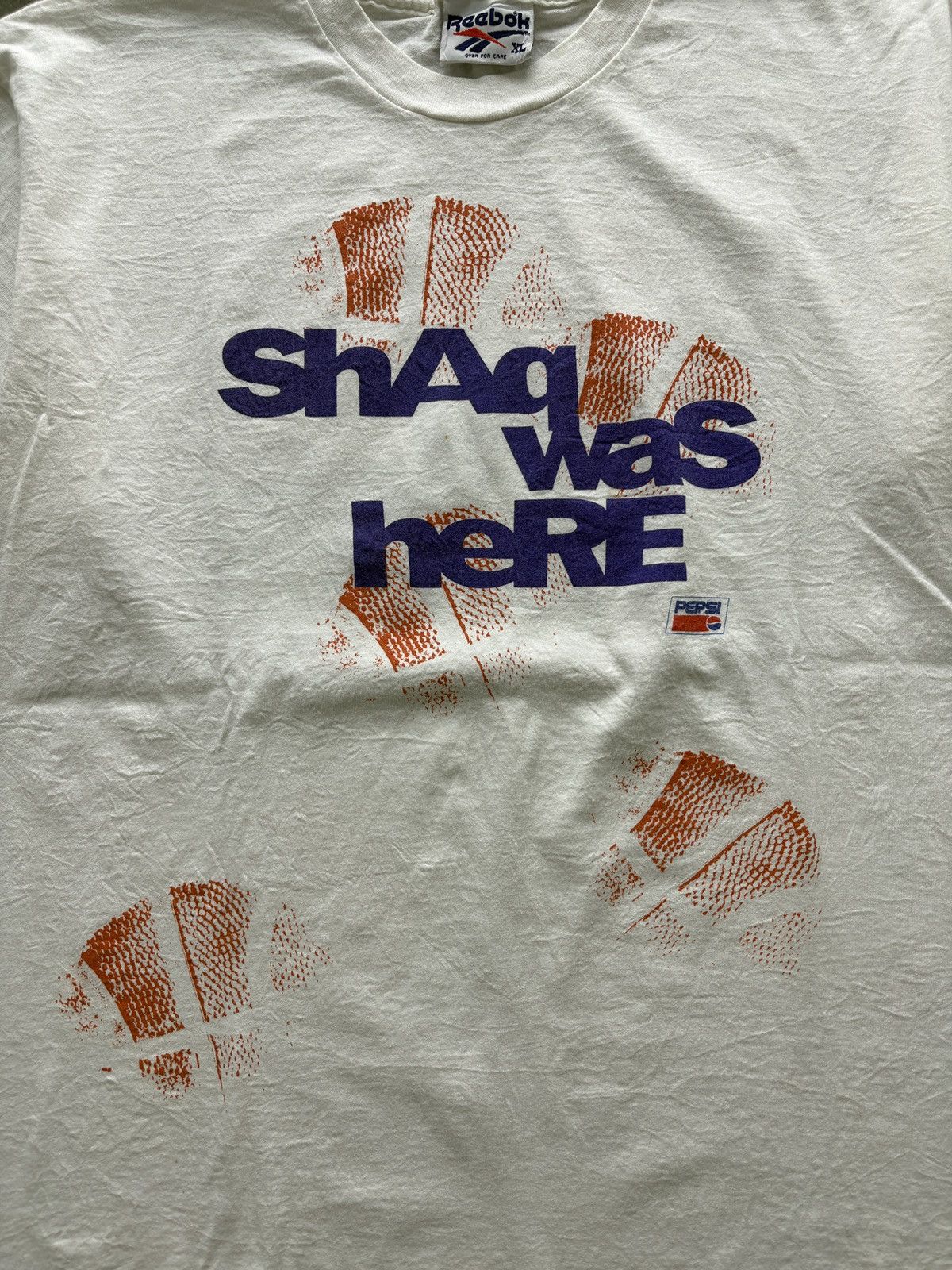 Reebok Vintage 90s Shaq Pepsi Promo Tee Size US XL / EU 56 / 4 - 2 Thumbnail