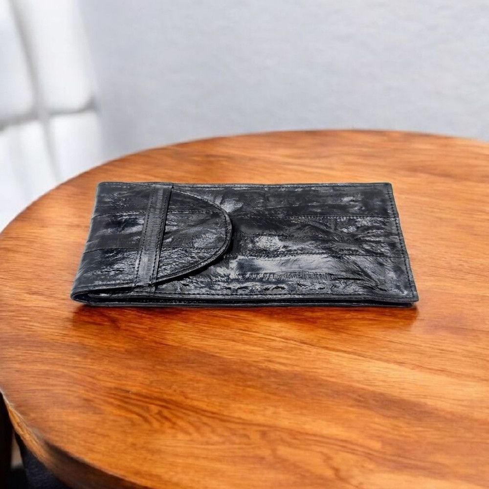 Vintage Vintage Eel Skin Glasses Or Cigar Case Black Pil's Korea 7 Size ONE SIZE - 1 Thumbnail