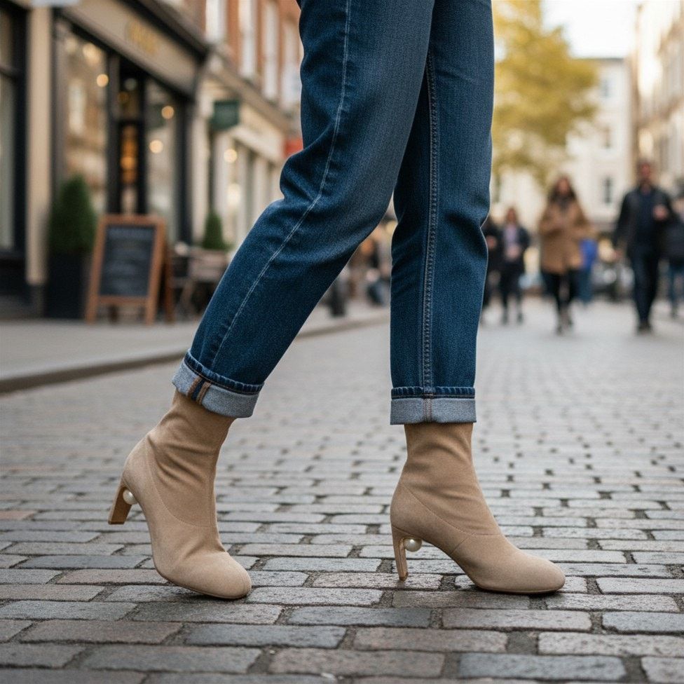 Nicholas Kirkwood Nicholas Kirkwood Maeva Brown Suede Ankle Boots, IT38/US8 Size US 8 / IT 38 - 5 Thumbnail