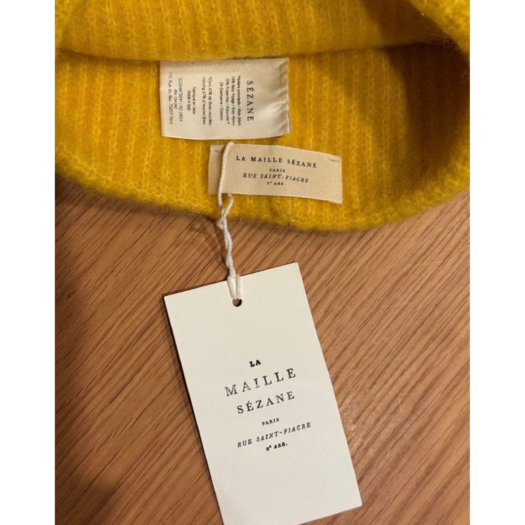 Sezane NWT Sezane yellow PAUL BEANIE Size ONE SIZE - 2 Thumbnail