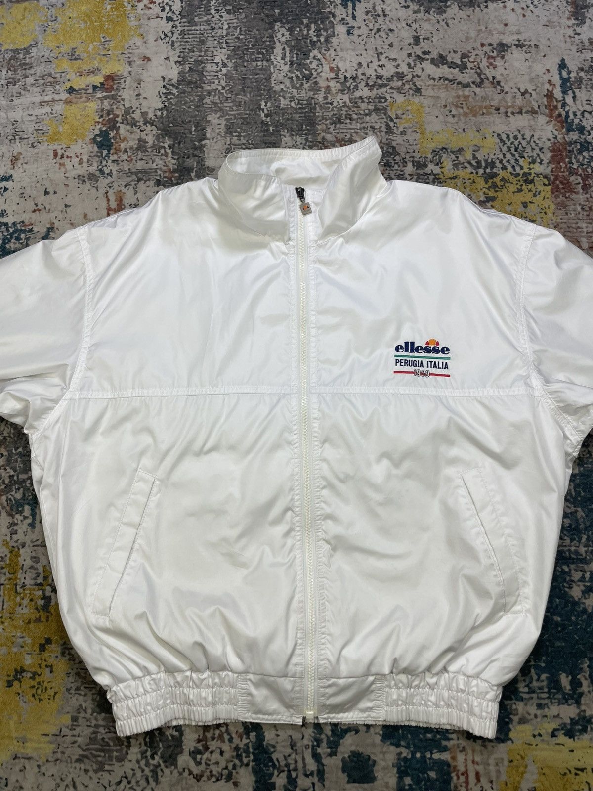 Ellesse Vintage Ellesse Perugia Italia Windbreaker Jacket Size US L / EU 52-54 / 3 - 8 Thumbnail