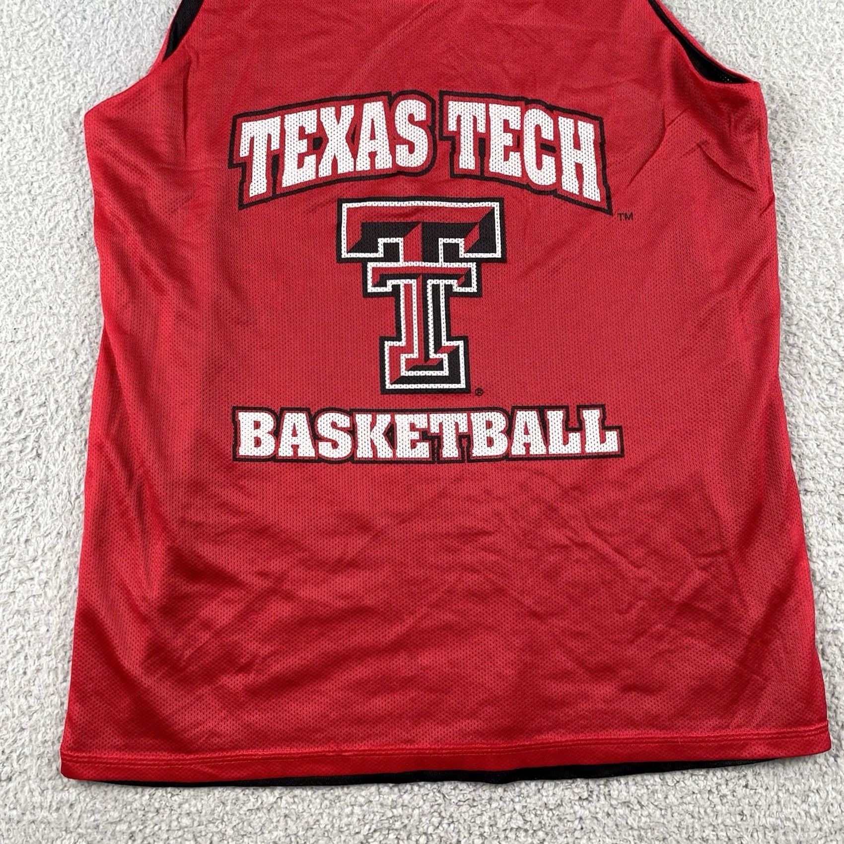 Vintage VINTAGE Texas Tech Reversible Red & Black Basketball Jersey Shirt Large Lightweight Size US L / EU 52-54 / 3 - 4 Thumbnail