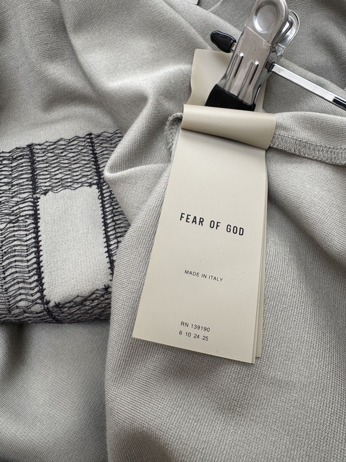 Fear of God Fear Of God 8th Milano Embroidered Jersey T Shirt Oversized Size US M / EU 48-50 / 2 - 12 Thumbnail