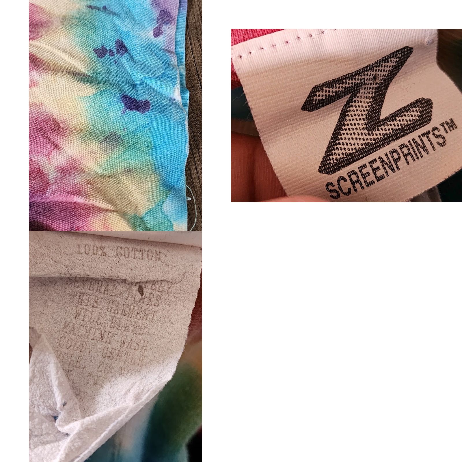 CO VTG 90s Mens XL Na’Pali Surf Co Virginia Beach Single Stitch Tie Dye T Shirt Size US XL / EU 56 / 4 - 8 Thumbnail