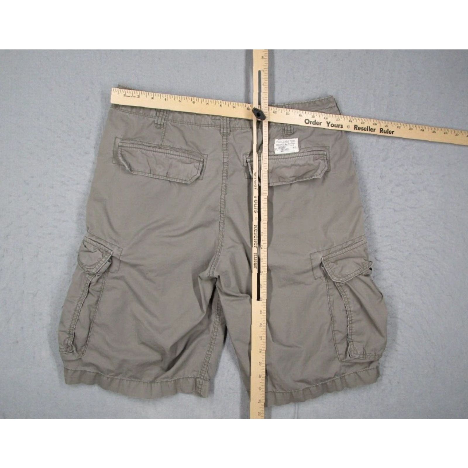 Ralph Lauren Polo Jeans Ralph Lauren Shorts Mens 32 Green Cargo 12 Twill Skate Military Work Cargo Shorts 100% cotton Size US XS / EU 42 / 0 - 4 Thumbnail