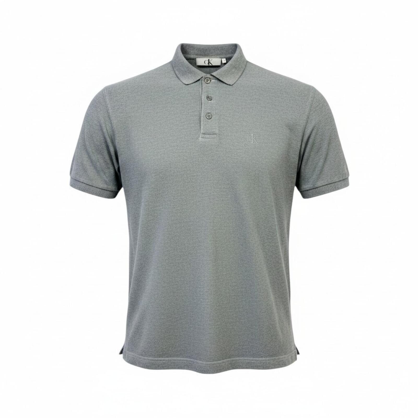 Calvin Klein Calvin Klein Jeans Polo Shirt Men's UK Size M Grey Size US M / EU 48-50 / 2 - 1 Thumbnail
