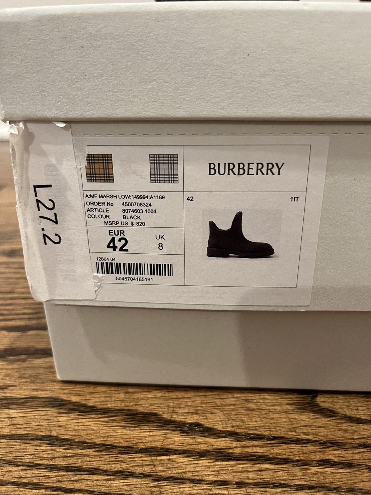 Burberry Burberry Rubber Marsh Boots Low Size US 9 / EU 42 - 18 Thumbnail