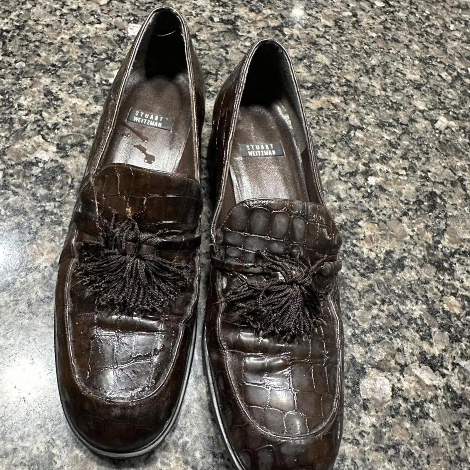 Stuart Weitzman Stuart Weitzman Women's Brown Loafer Size US 7 / IT 37 - 1 Thumbnail