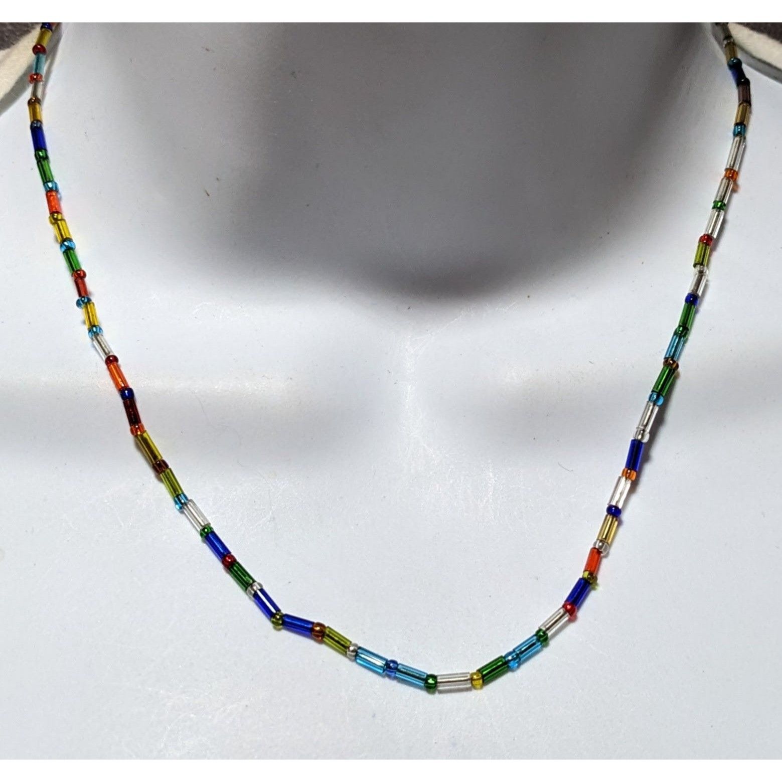 Other Simple Rainbow Glass Necklace Size ONE SIZE - 4 Thumbnail