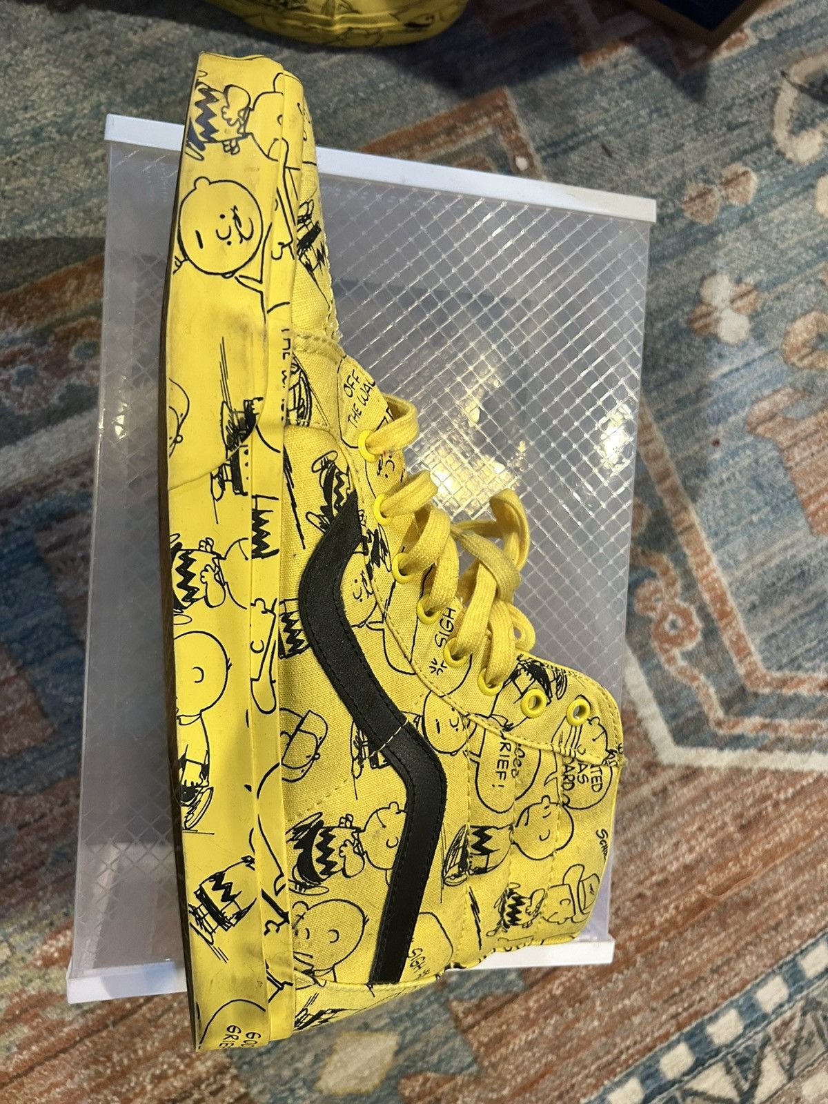 Peanuts × Vans Vans x Peanuts Charlie Brown Sk8-Hi Size US 13 / EU 46 - 5 Thumbnail