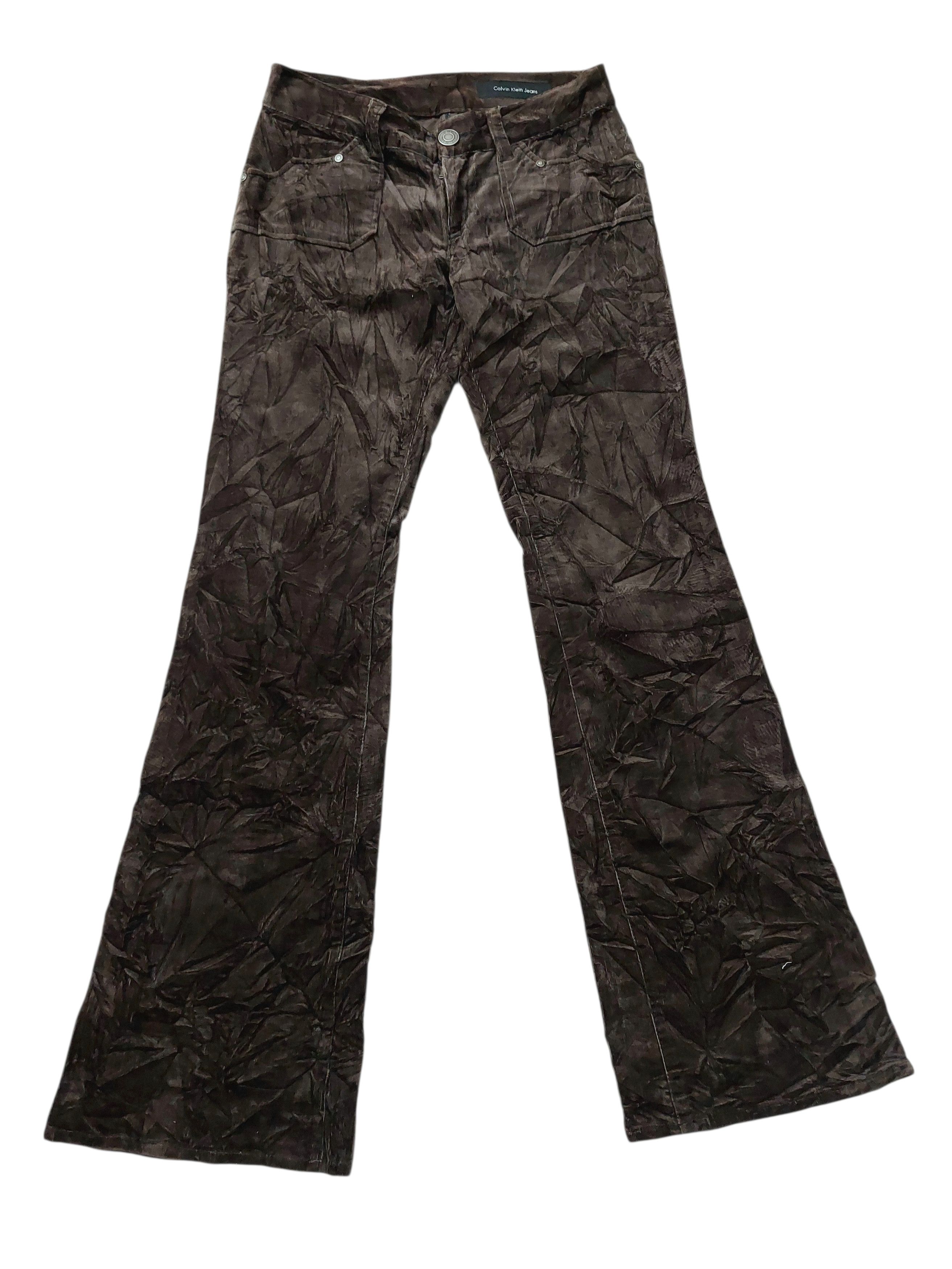 Calvin Klein 🔥 Super Flare Bootcut Calvin Klein 90s Retro Corduroy Size 27" / US 4 / IT 40 - 2 Thumbnail
