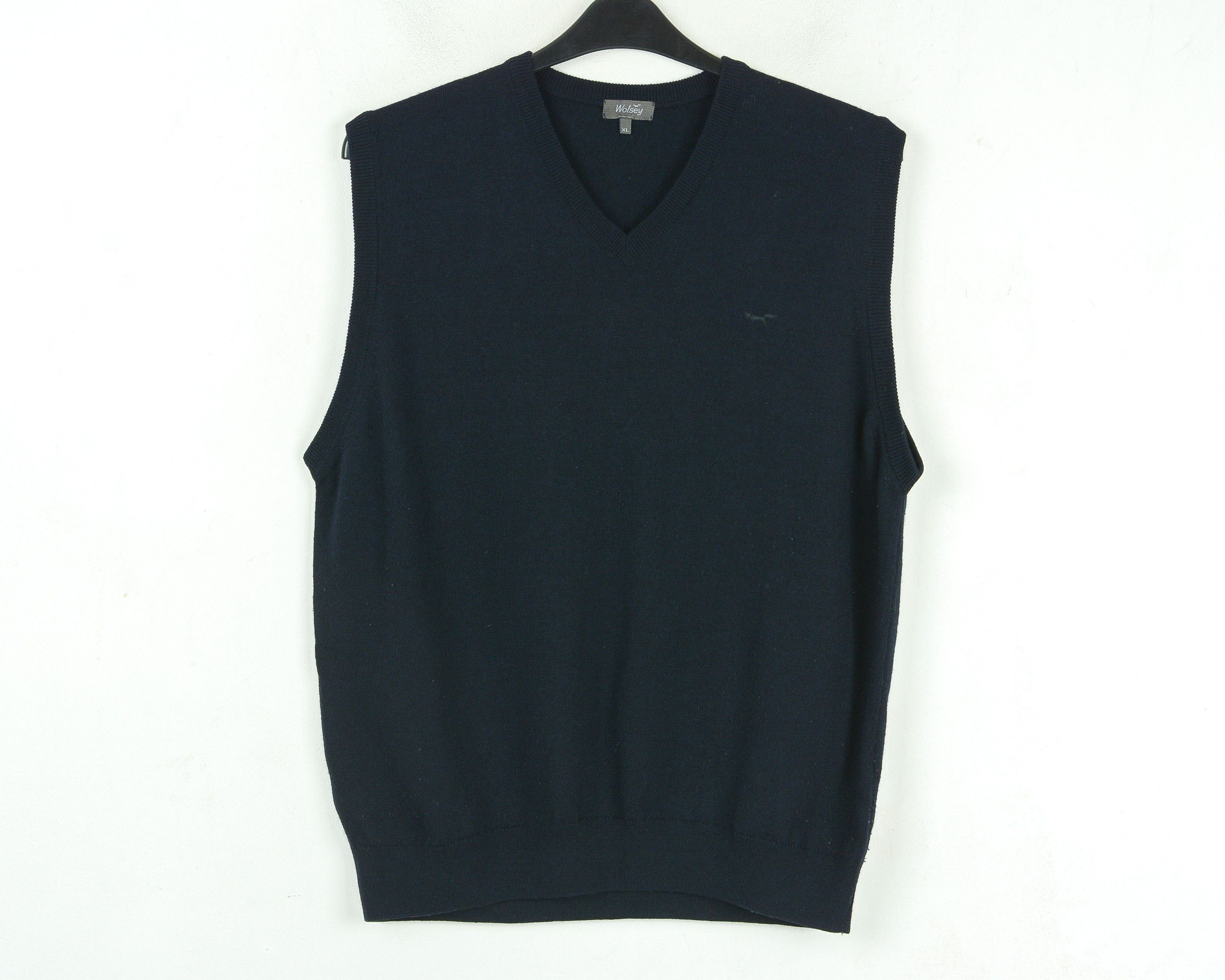 Wolsey Wool Vest XL Gilet Waistcoat Tank Top Bodywarmer Festival Size 44R - 1 Thumbnail