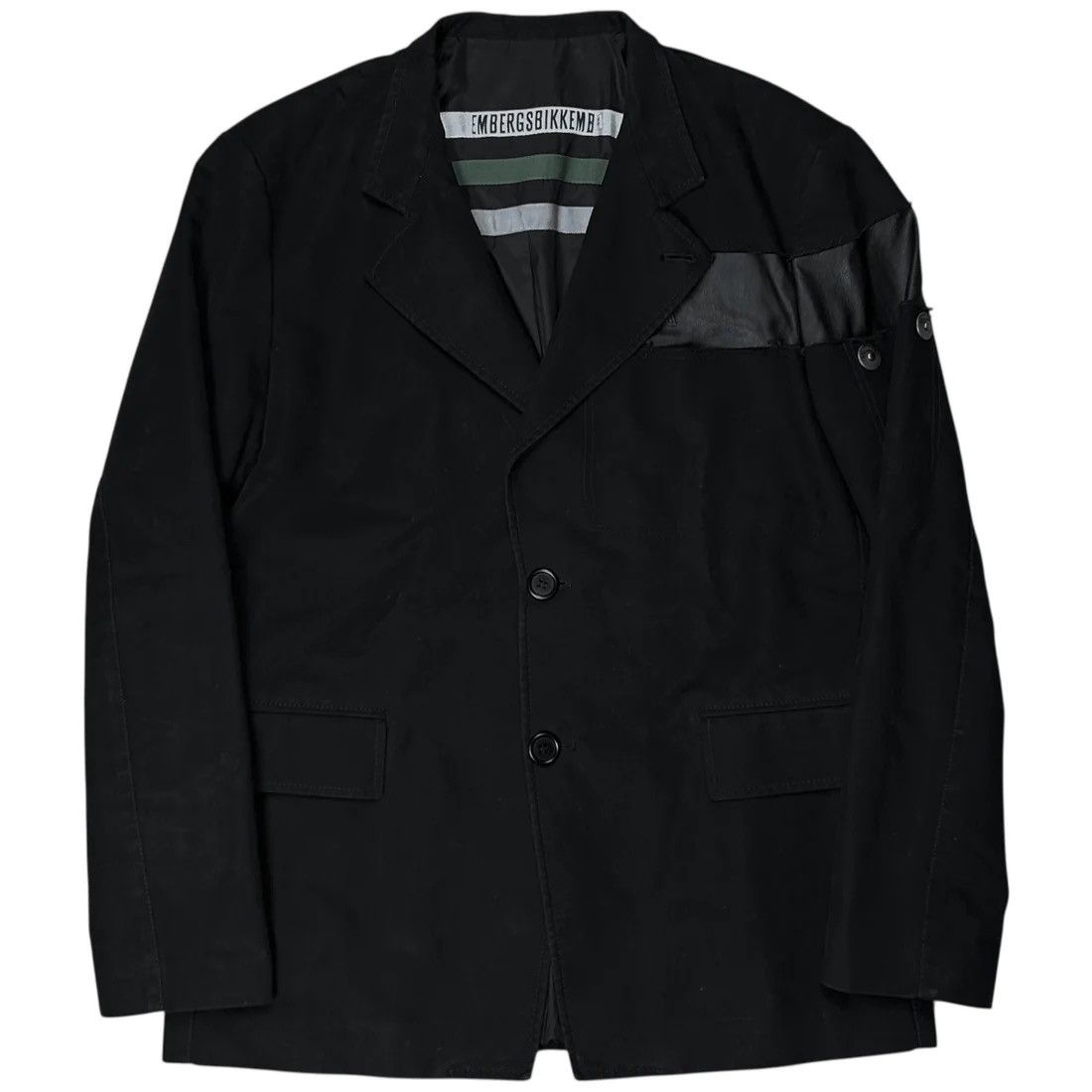 Dirk Bikkembergs Dirk Bikkembergs Leather Applicated Blazer | Grailed