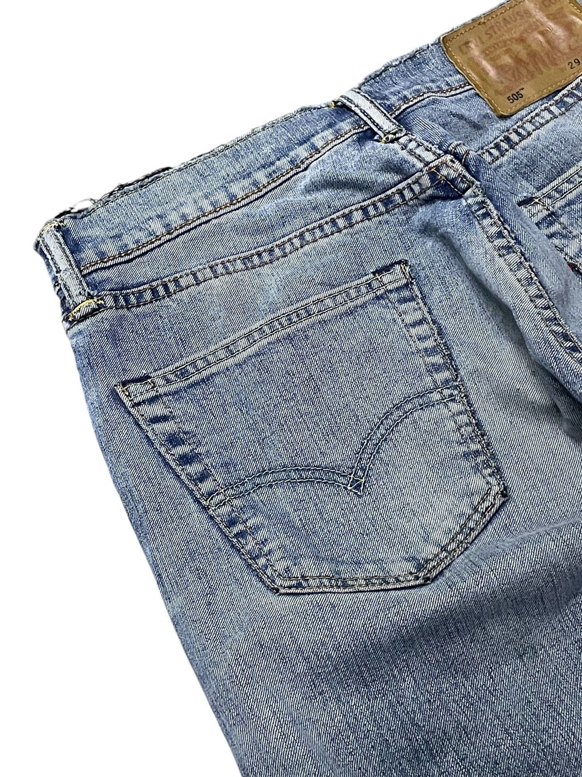 Levi's × Vintage Vintage Levis 505 Distress Denim Pants Size US 29 - 18 Thumbnail