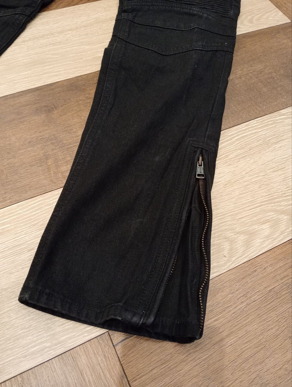 Japanese Brand JAPANESE 1 PIU 1 UGUALE 3 BIKER DENIM PANTS Size US 31 - 5 Thumbnail