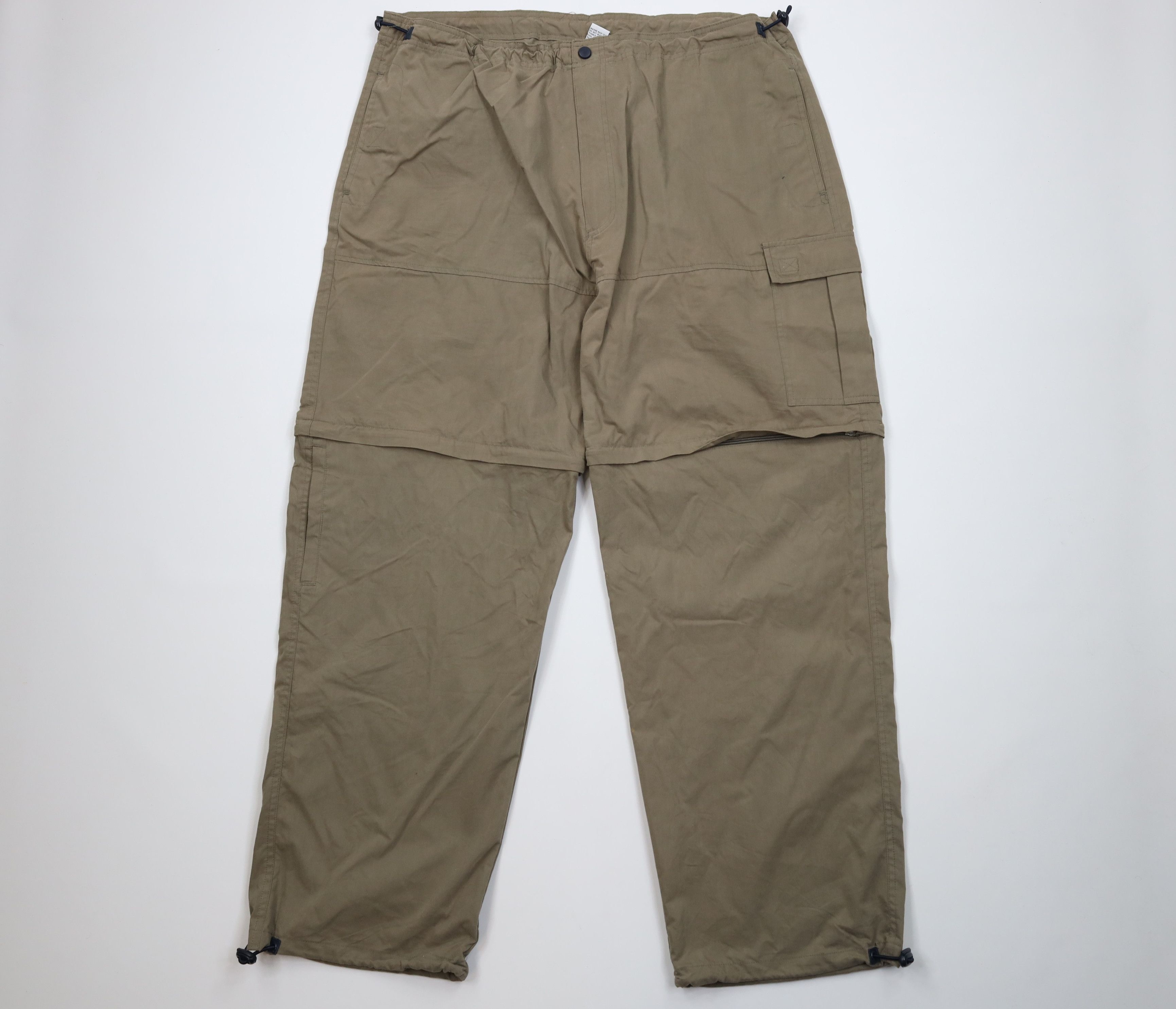 Vintage Vintage 90s Y2K Streetwear Convertible Wide Leg Cargo Pants Size US 38 / EU 54 - 1 Thumbnail