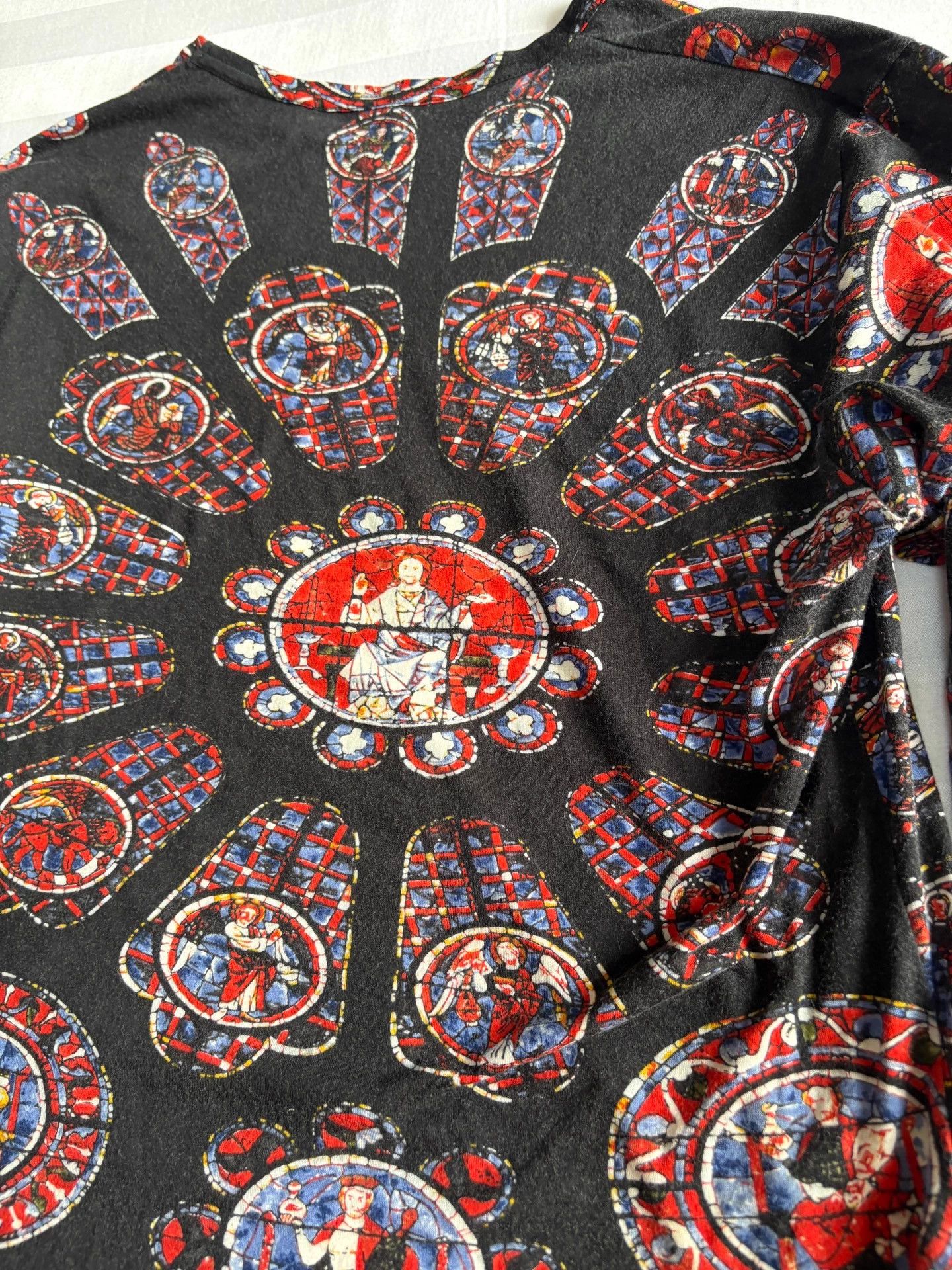Comme des Garcons CDG 91ss Vintage Buddha Print Long Sleeve Top Size M / US 6-8 / IT 42-44 - 9 Thumbnail