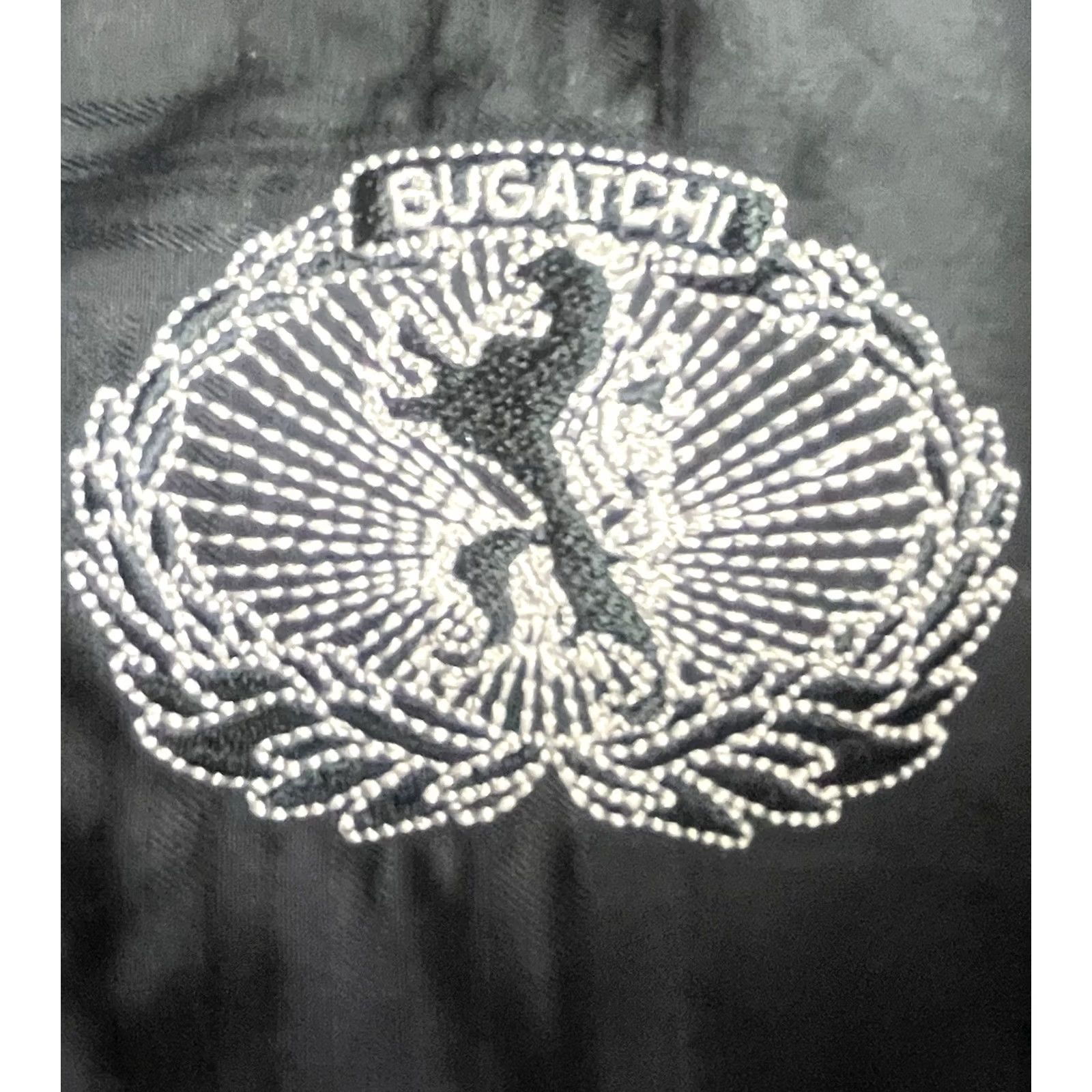BUGATCHI Bugatchi Shirt Mens 2XL Black Button Up Long Sleeve Size US XXL / EU 58 / 5 - 6 Thumbnail