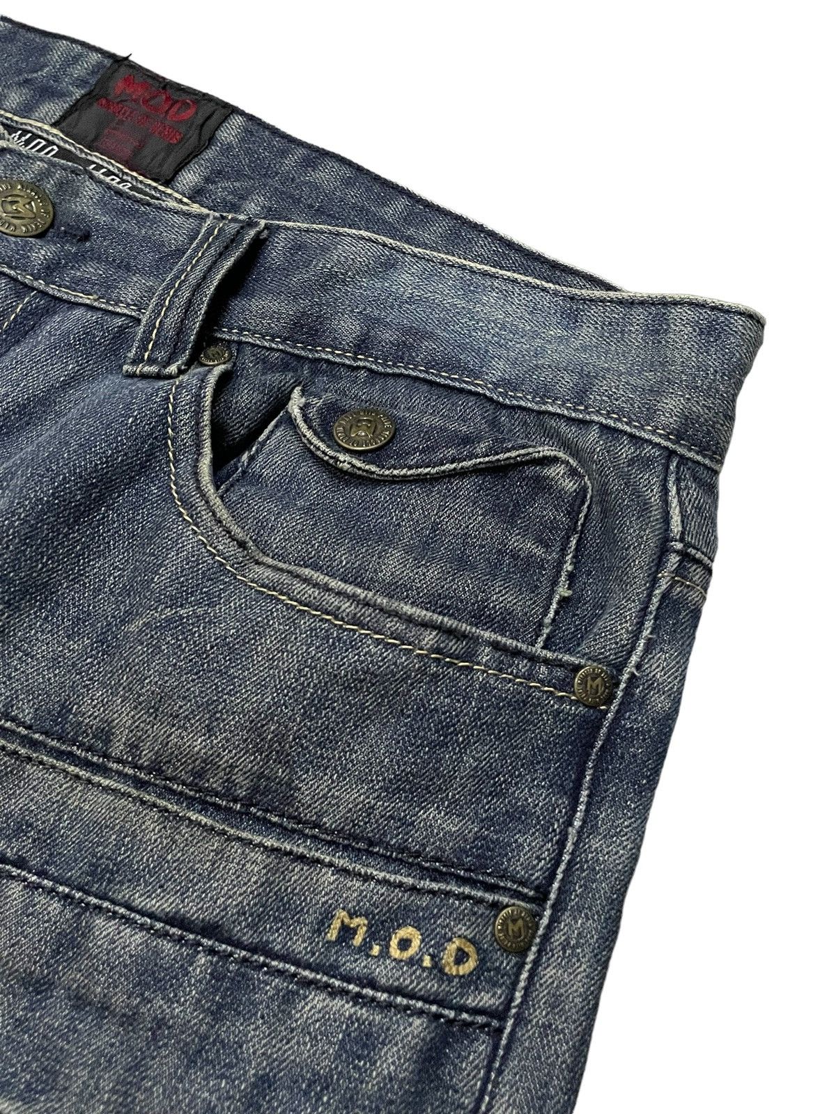 Hysteric Glamour × Japanese Brand × PPFM MOD Japan Large Multi Pocket Wash Jeans Size US 34 / EU 50 - 12 Thumbnail