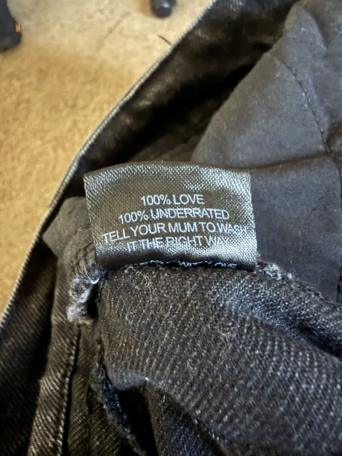 No Faith Studios No Faith Studios Flared Denim Stone Wash Black Size US 34 / EU 50 - 6 Thumbnail