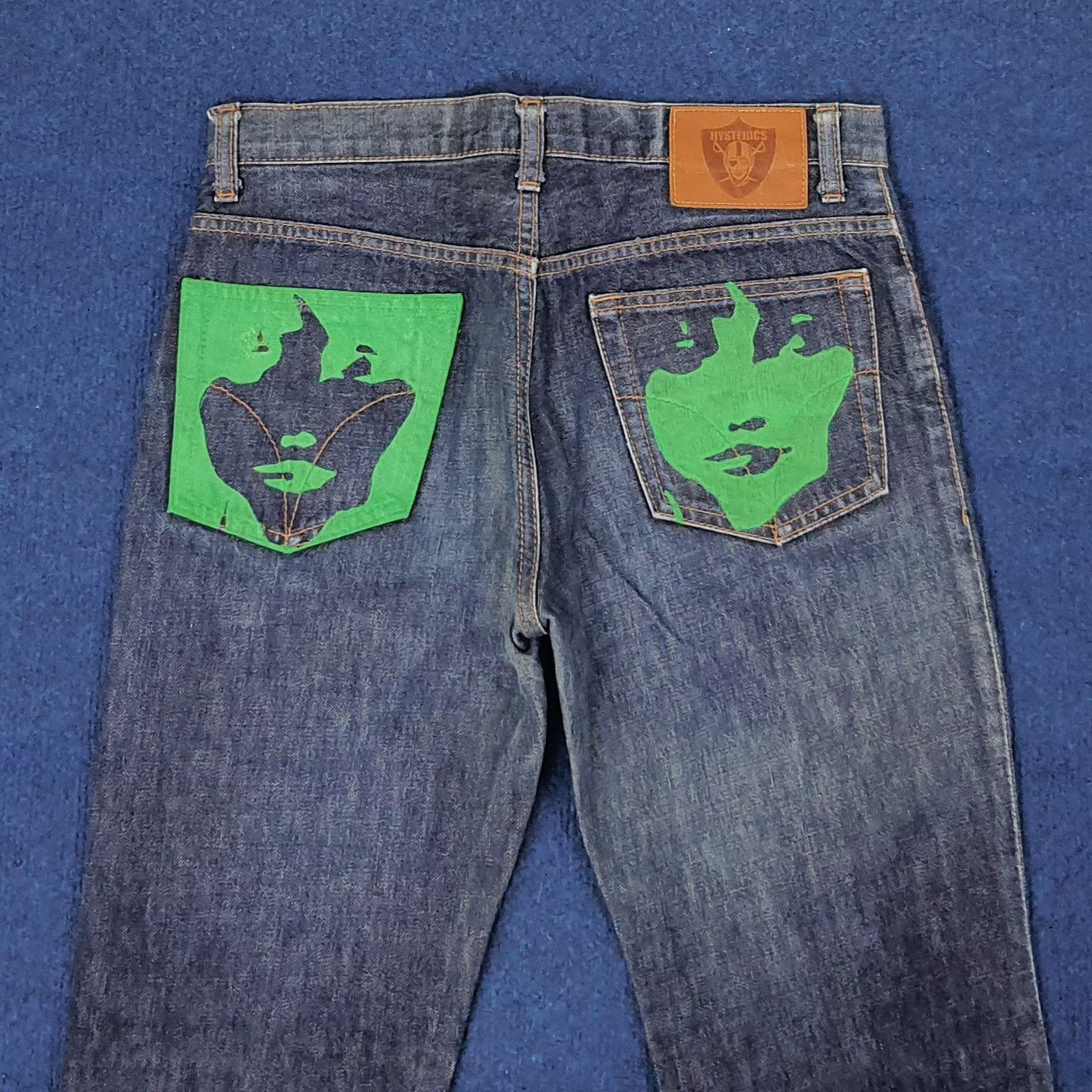 Hysteric Glamour Vintage Hysteric Glamour Raiders Custom Logo Jeans C244N5 Size US 28 / EU 44 - 2 Thumbnail