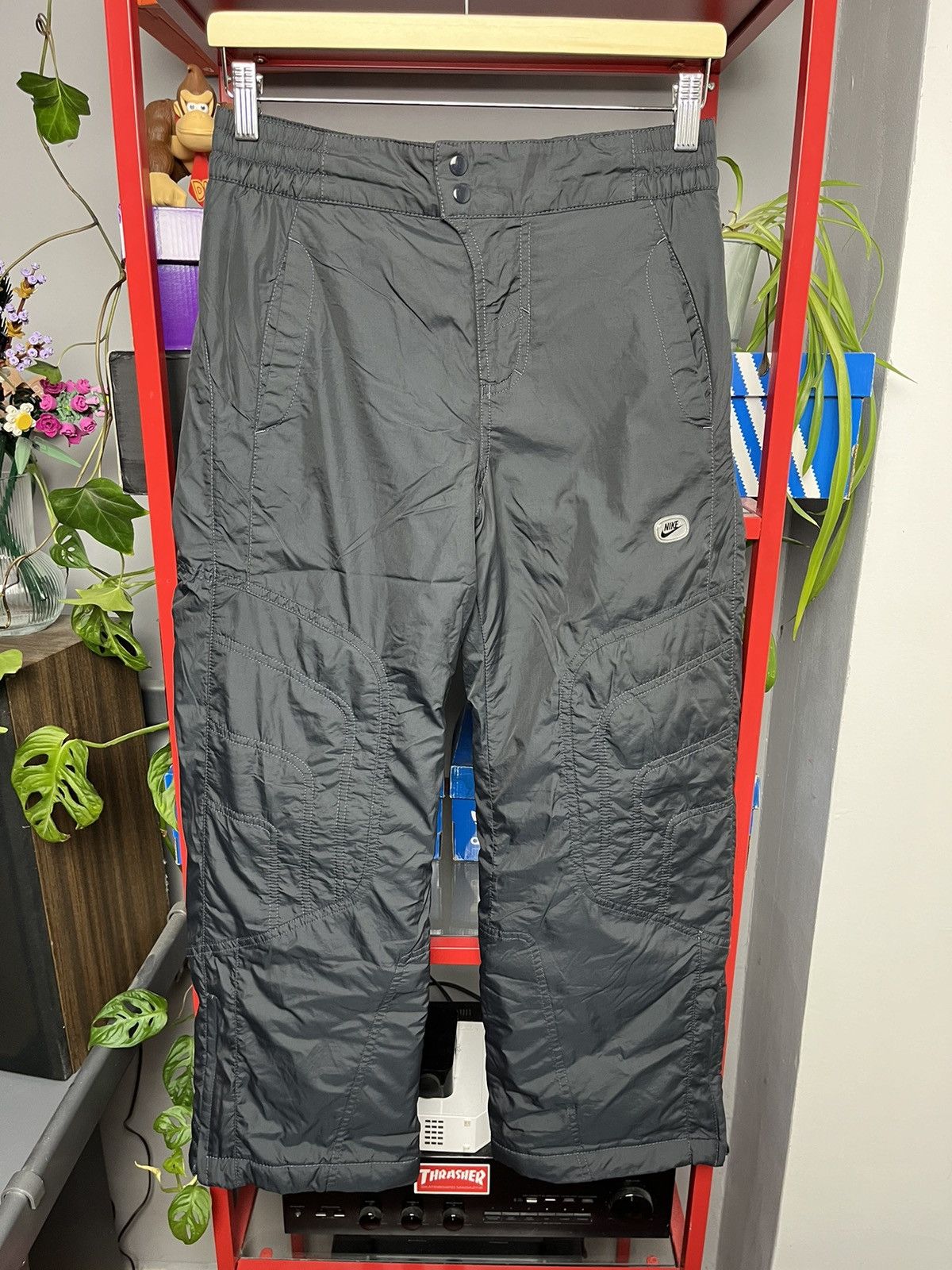 Nike × Vintage Vintage 00s Nike insulated track pants Size 29" - 1 Thumbnail