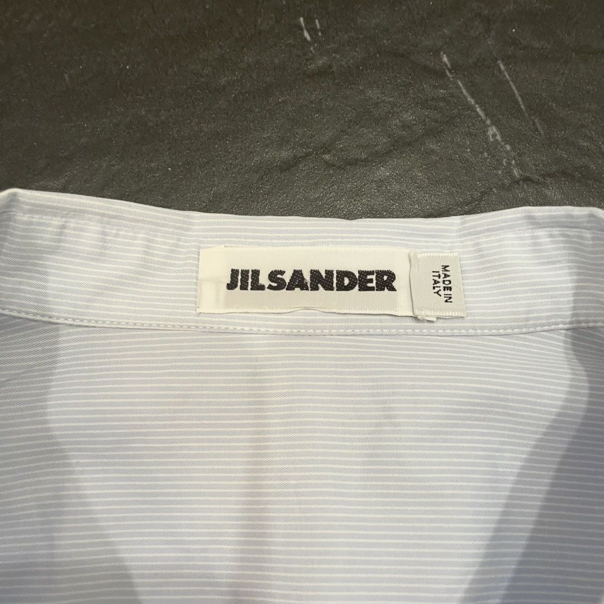Jil Sander Blue Striped Tailored Button Up Size S / US 4 / IT 40 - 2 Thumbnail