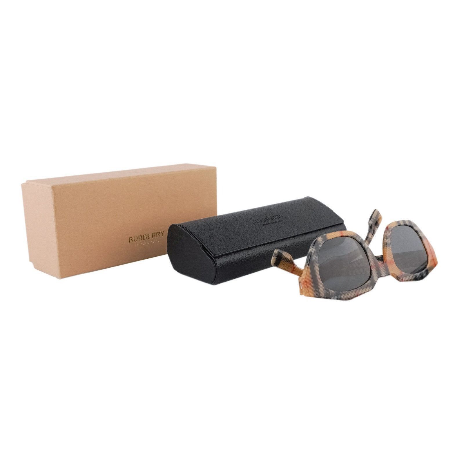 Burberry Burberry 4288 Full Monogram Nova Check Pattern Sunglasses Size ONE SIZE - 7 Thumbnail