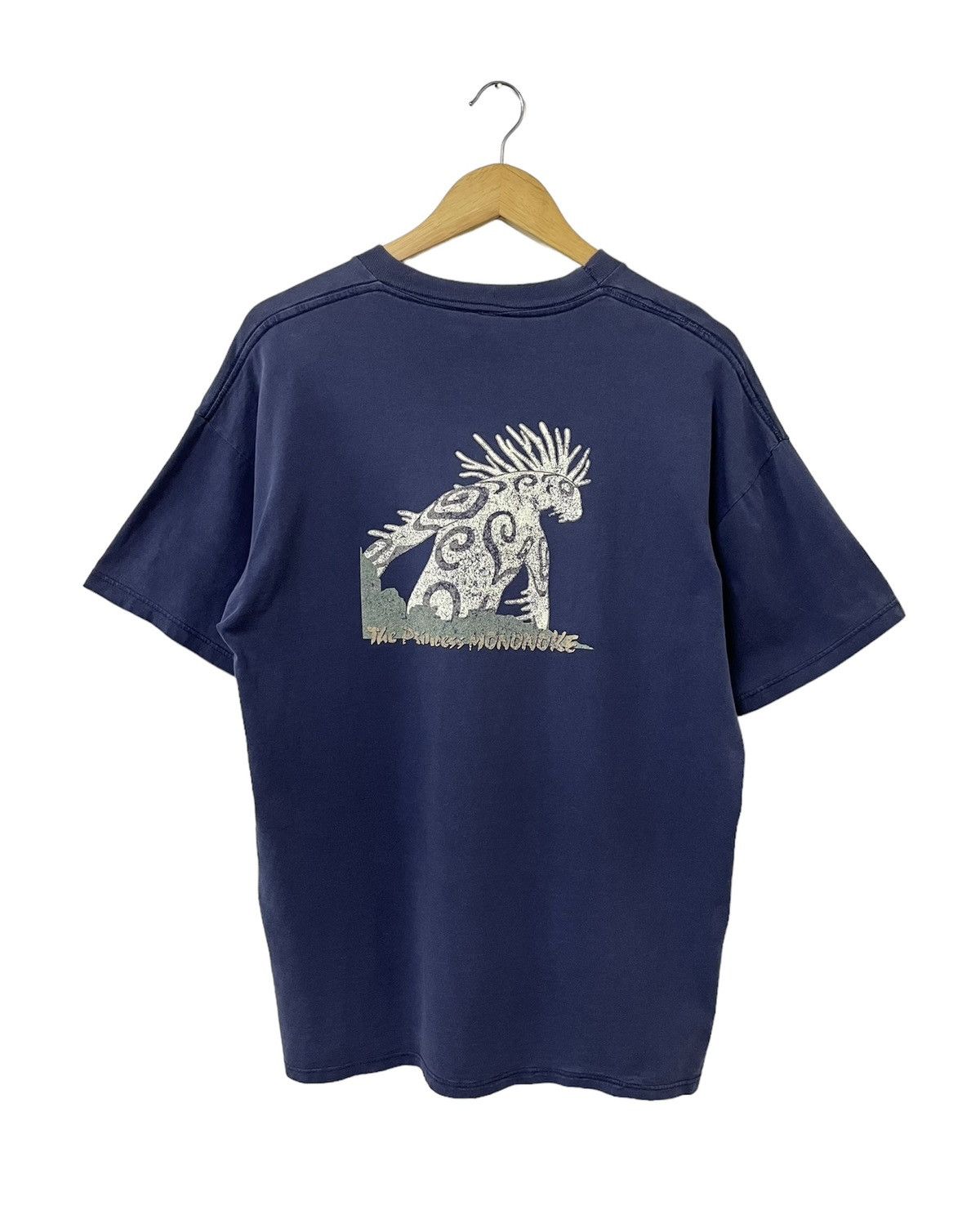 Anime VINTAGE 90s WORN THE PRINCESS MONONOKE ANIME FILM TSHIRT Size US L / EU 52-54 / 3 - 1 Thumbnail