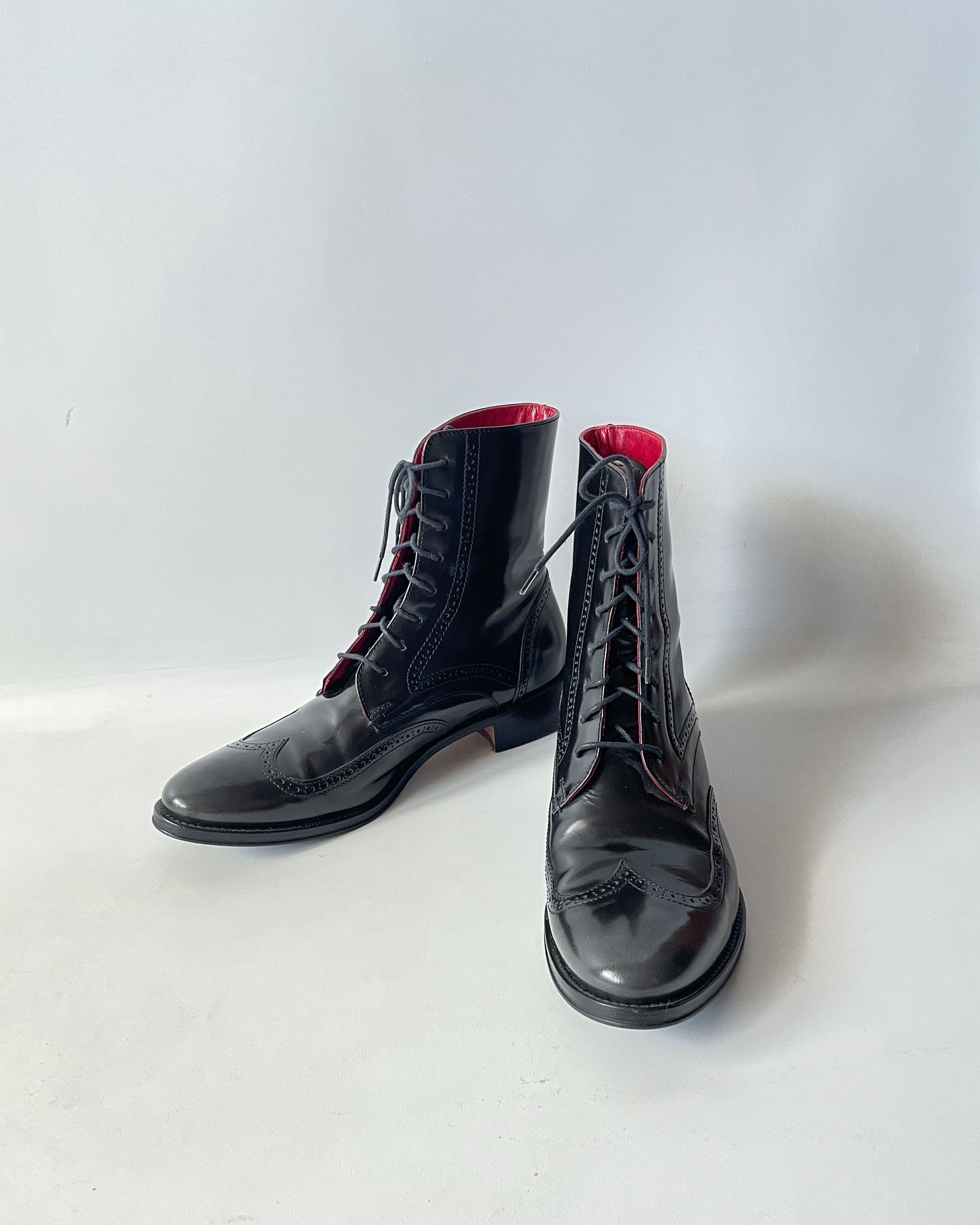 NAVYBOOT Navyboot Leather Ankle Boots Size US 9 / IT 39 - 2 Thumbnail