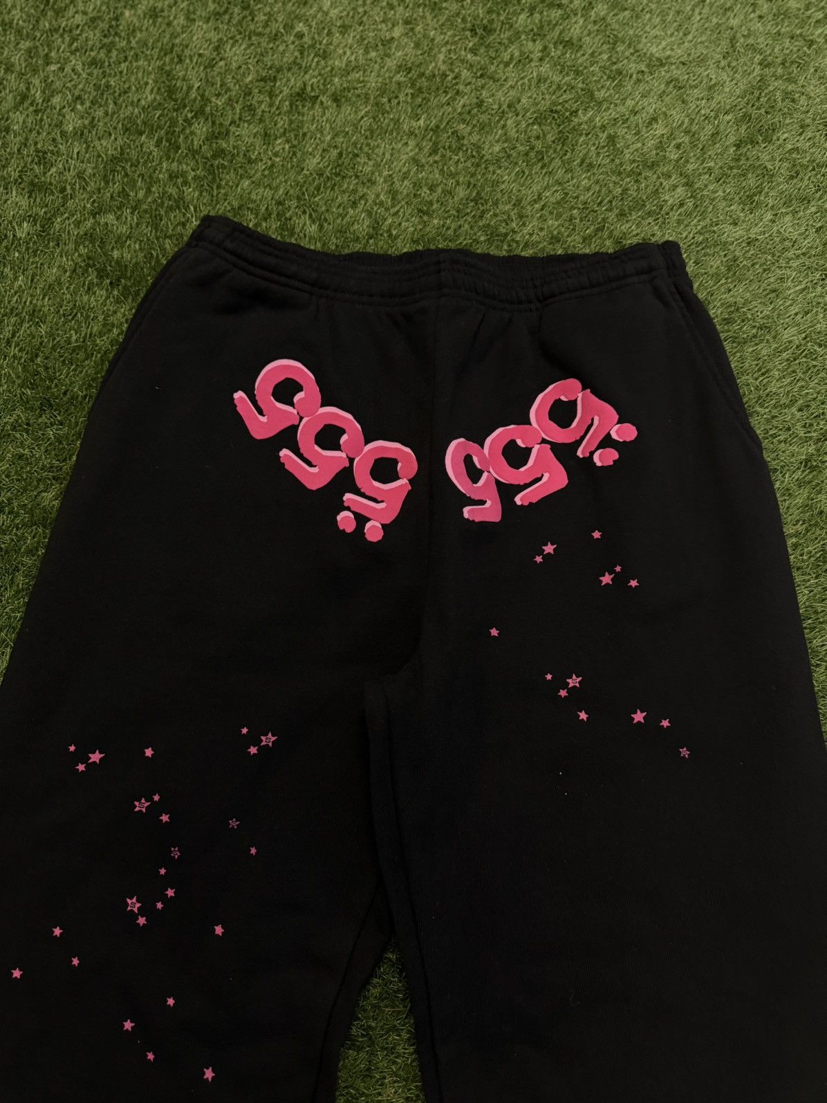Sp5der Sp5der Worldwide Black Pink Sweatpants Size XL Size US 32 / EU 48 - 5 Thumbnail