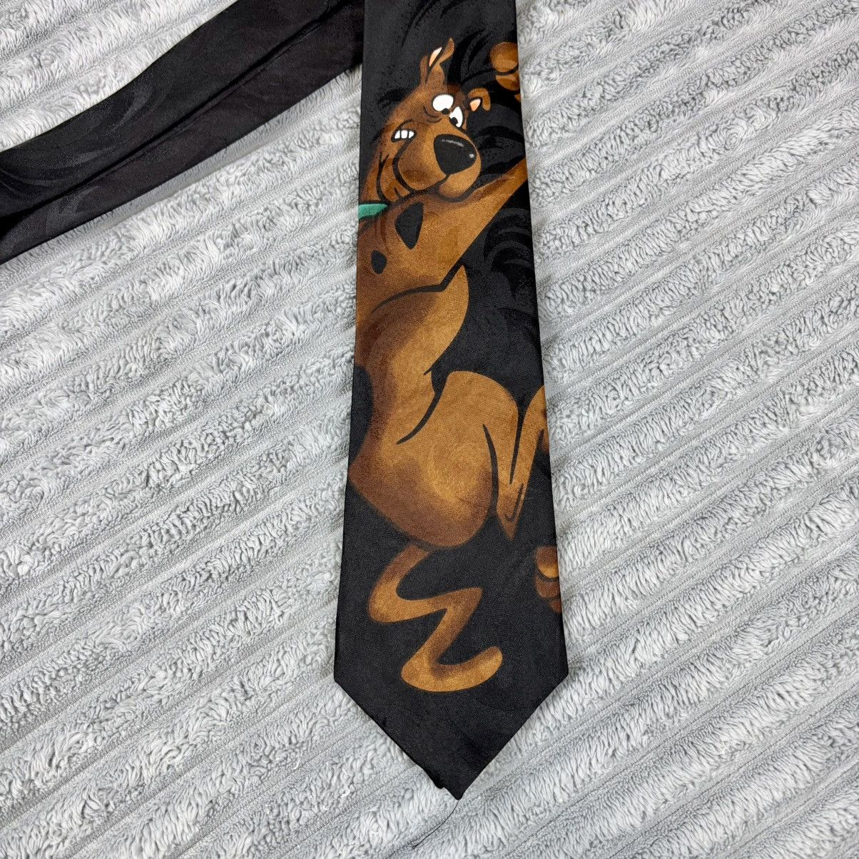 Other Scooby Doo Mens Black Tie Briefly Stated Inc VTG 1998 Size ONE SIZE - 2 Thumbnail