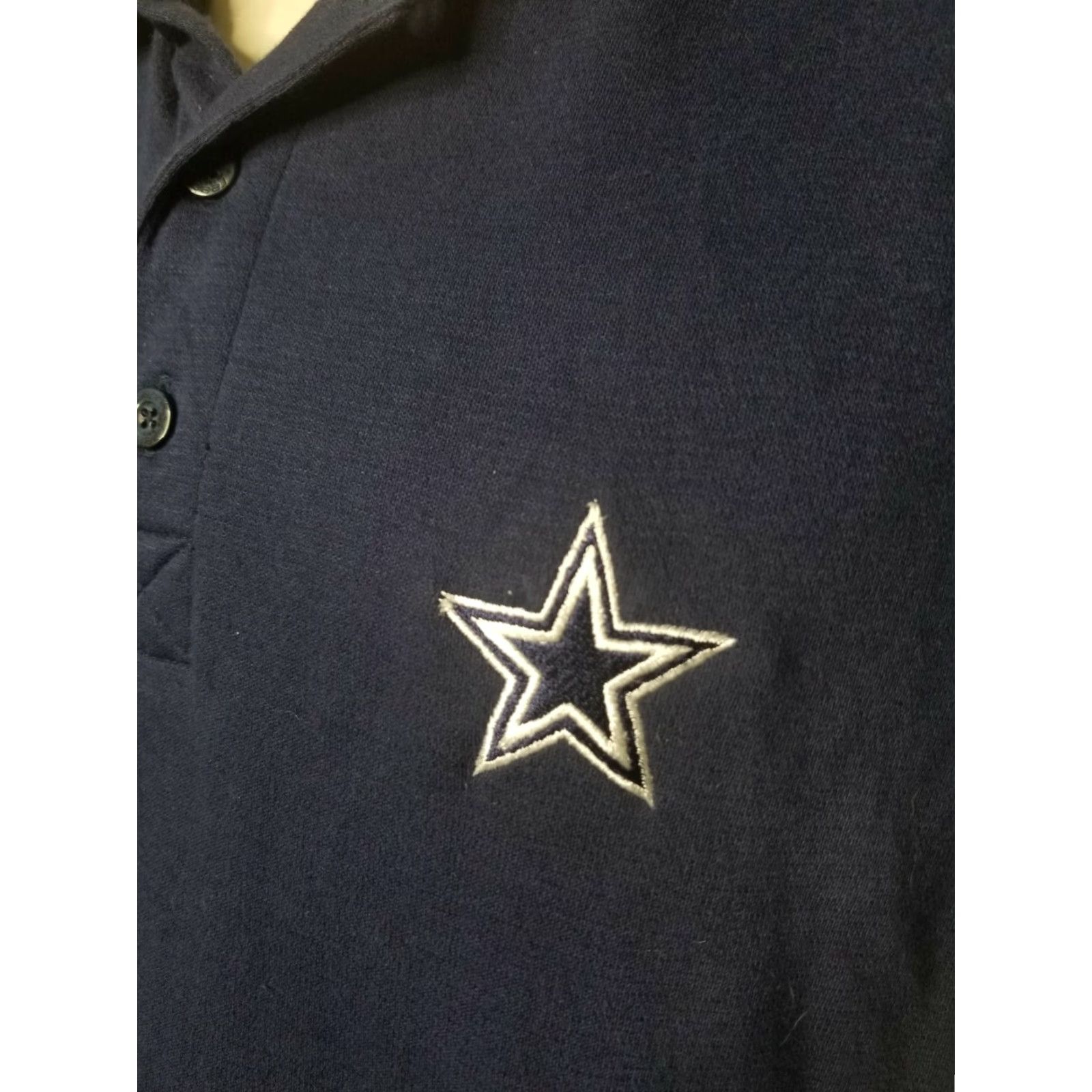 Reebok Retro Reebok Mens 2XL Short Sleeve Dallas Cowboys NFC East Polo Shirt Size US XXL / EU 58 / 5 - 3 Thumbnail