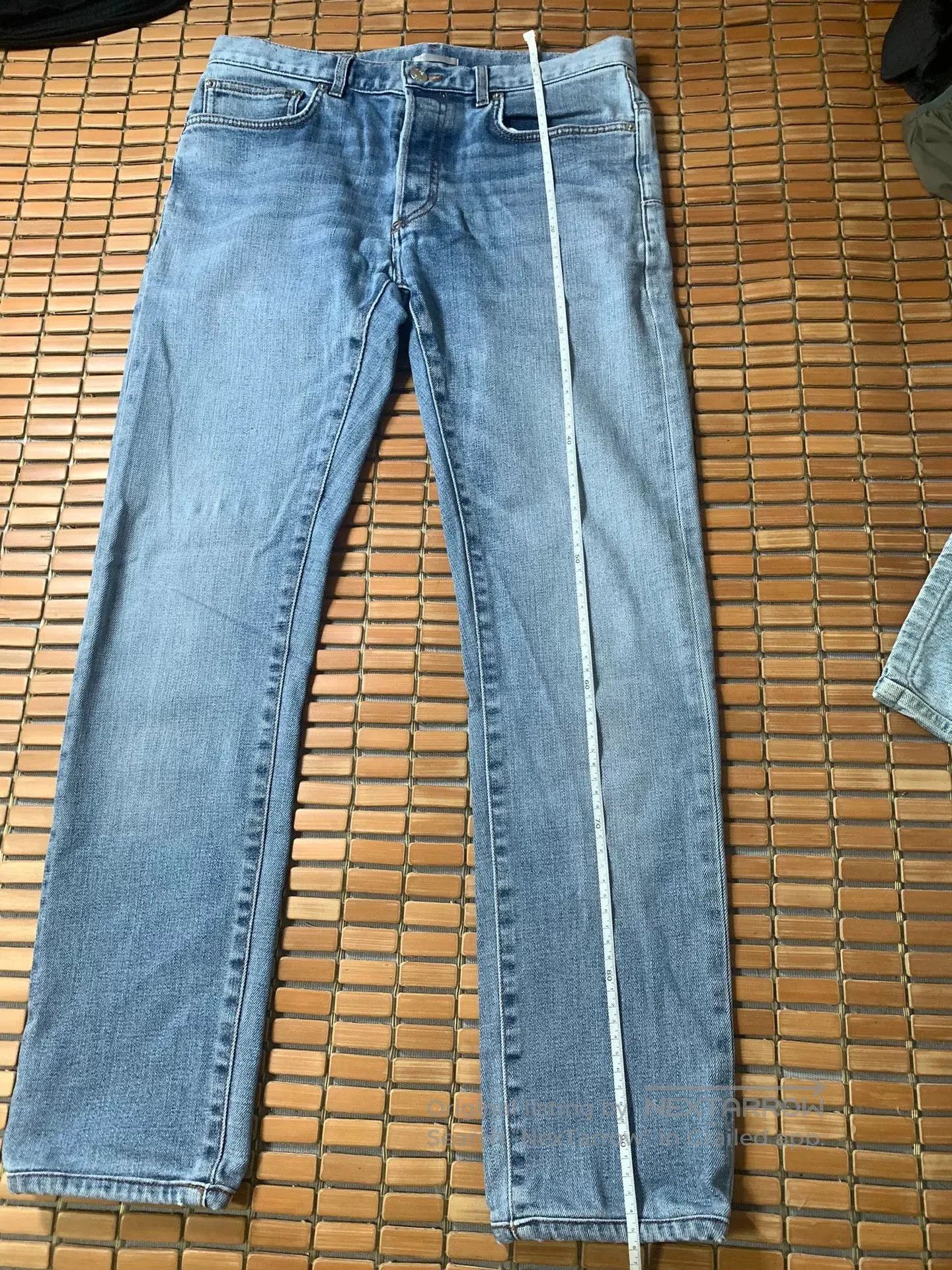 Dior Dior Leather Patch Jeans. Size 29" - 7 Thumbnail