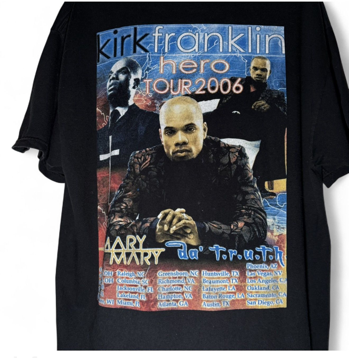 Vintage Vintage 2006 Kirk Franklin Gospel Rap Shhirt Sz L Size US L / EU 52-54 / 3 - 7 Thumbnail