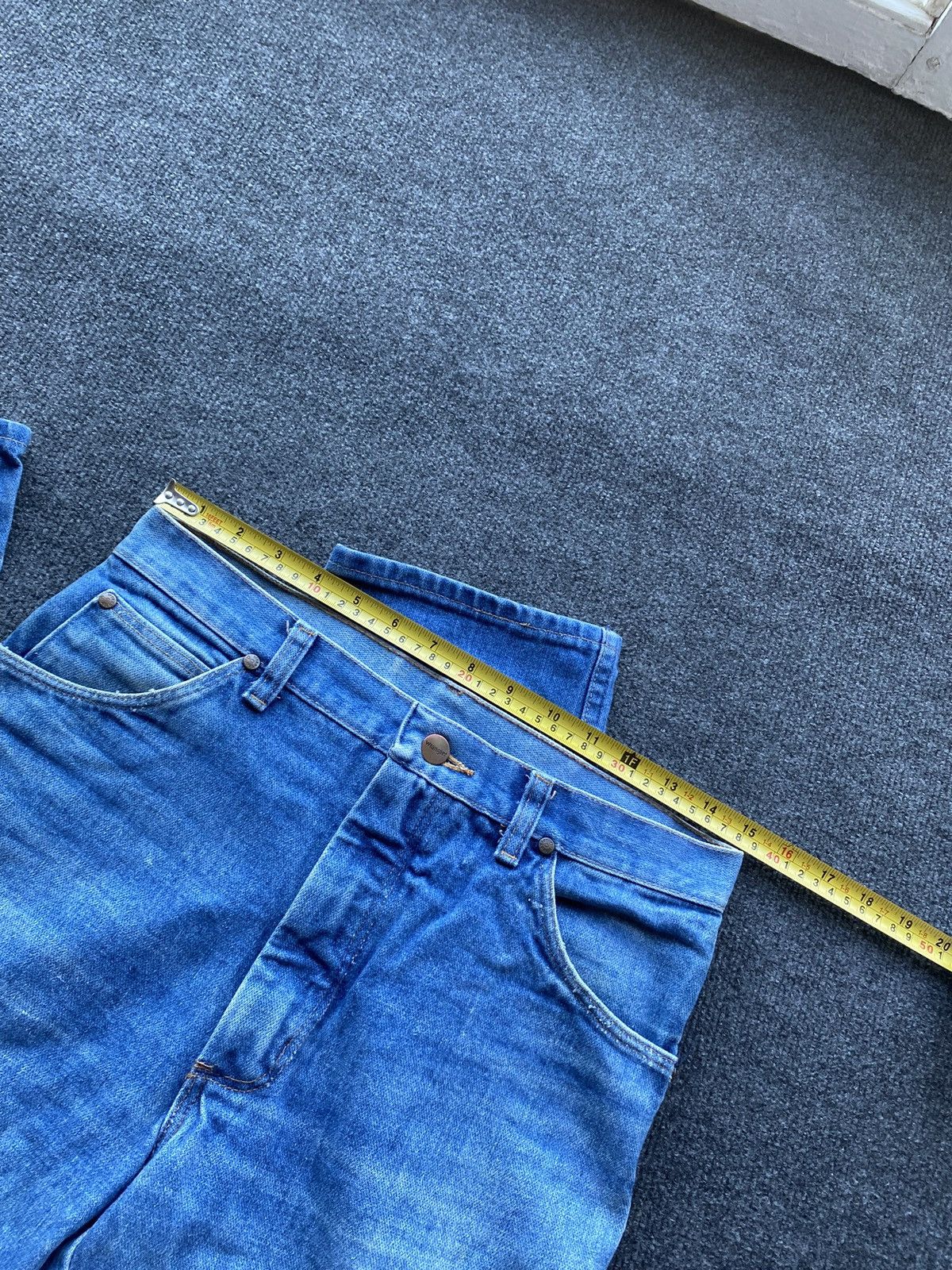 Wrangler 🔥Cowboy Western Vntg Wrangler Eclair Zip Jeans 31 rare Size US 31 - 8 Thumbnail