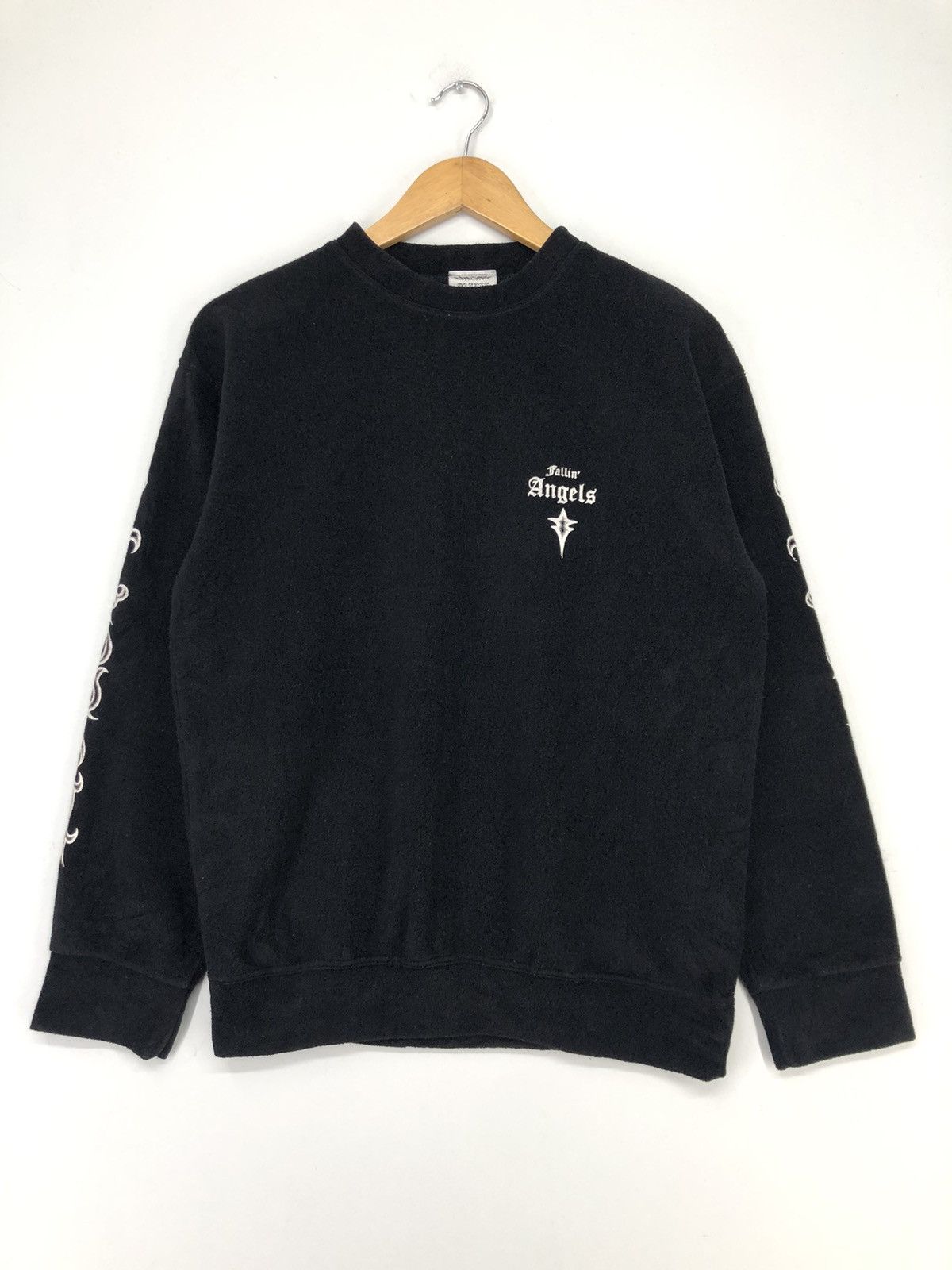 Japanese Brand Vintage Dj Free Fallin Angle Fleece Crewneck Sweatshirt Size US M / EU 48-50 / 2 - 1 Thumbnail