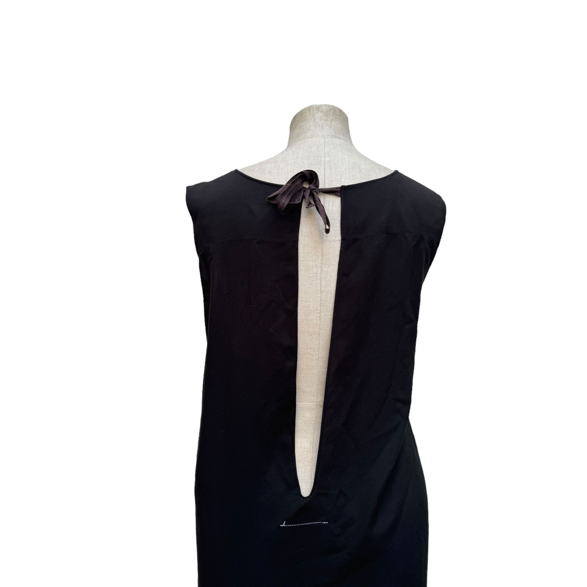 Maison Margiela SS 2000 Brown Viscose Dress Size M / US 6-8 / IT 42-44 - 4 Thumbnail