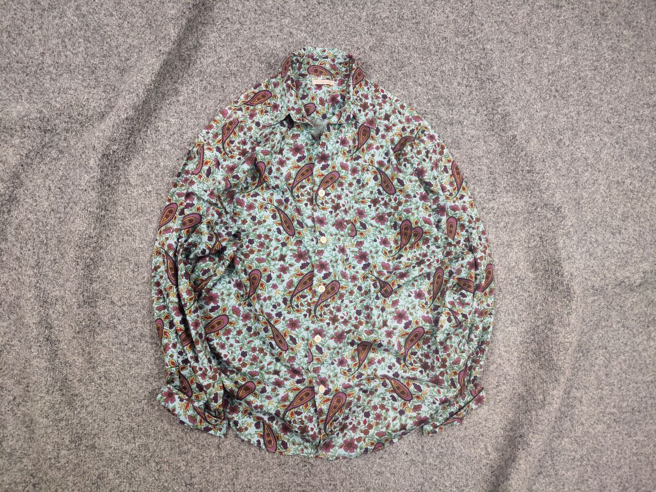Japanese Brand Vintage Japan Peyton Place For Men Archive Punk Floral Shirt Size US M / EU 48-50 / 2 - 1 Thumbnail