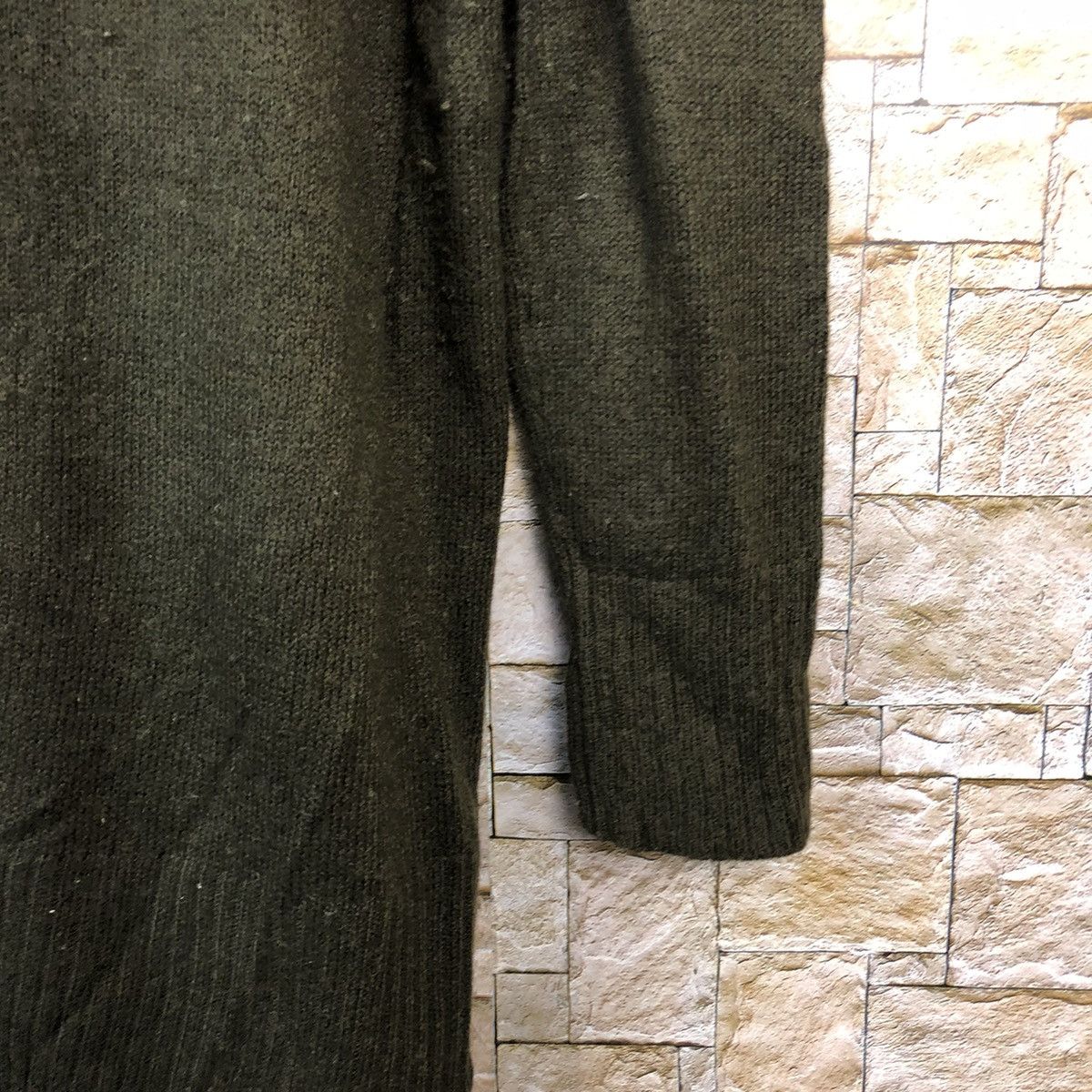 Homespun Knitwear × Uniqlo Uniqlo japan style Dark Green long Cardigan Knitwear #A656 Size M / US 6-8 / IT 42-44 - 8 Thumbnail
