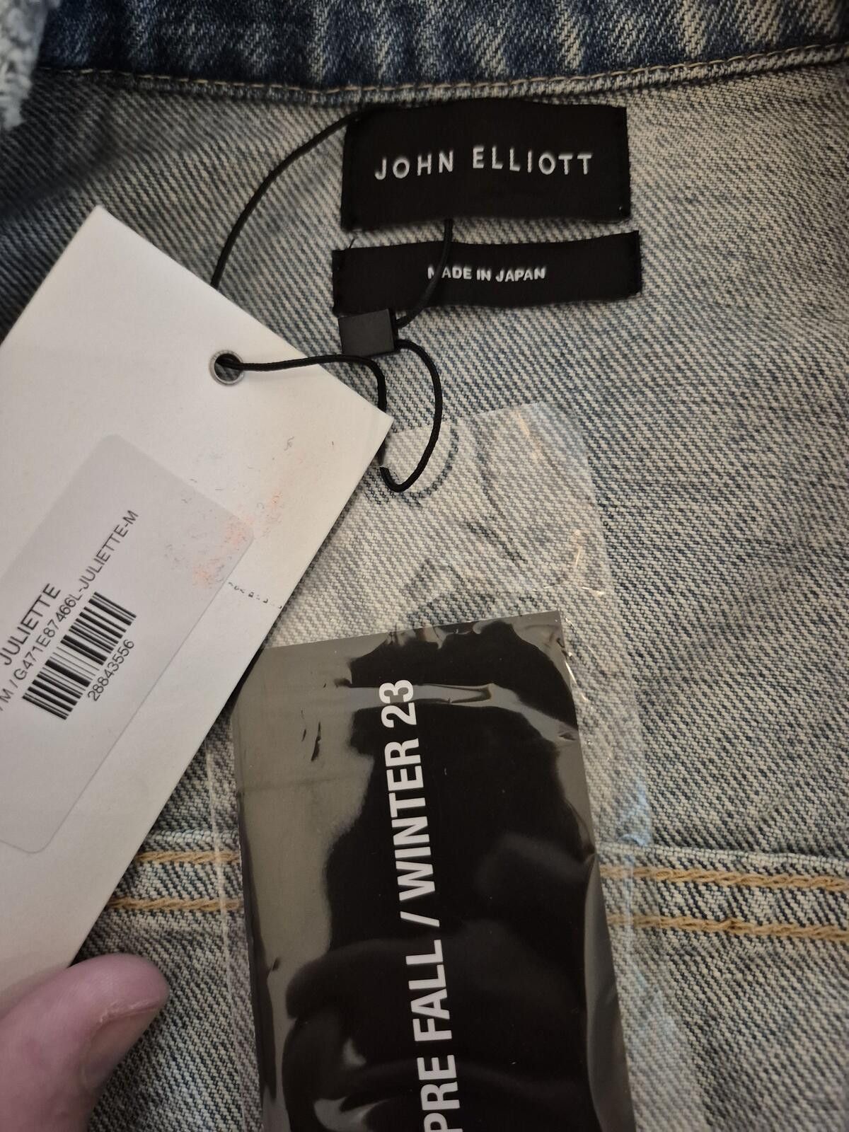 John Elliott John Elliott Denim Jacket Size Medium $600 MSRP Size US M / EU 48-50 / 2 - 5 Thumbnail