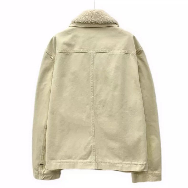 Louis Vuitton Louis Vuitton Beige Logo Denim Jacket -2505 Size US L / EU 52-54 / 3 - 2 Thumbnail