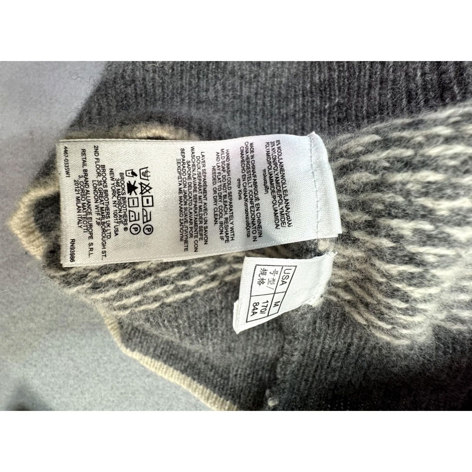 Brooks Brothers Brooks Brothers Sweater Womens Medium Gray Wool Angora Knit Pullover Crewneck Size M / US 6-8 / IT 42-44 - 4 Thumbnail