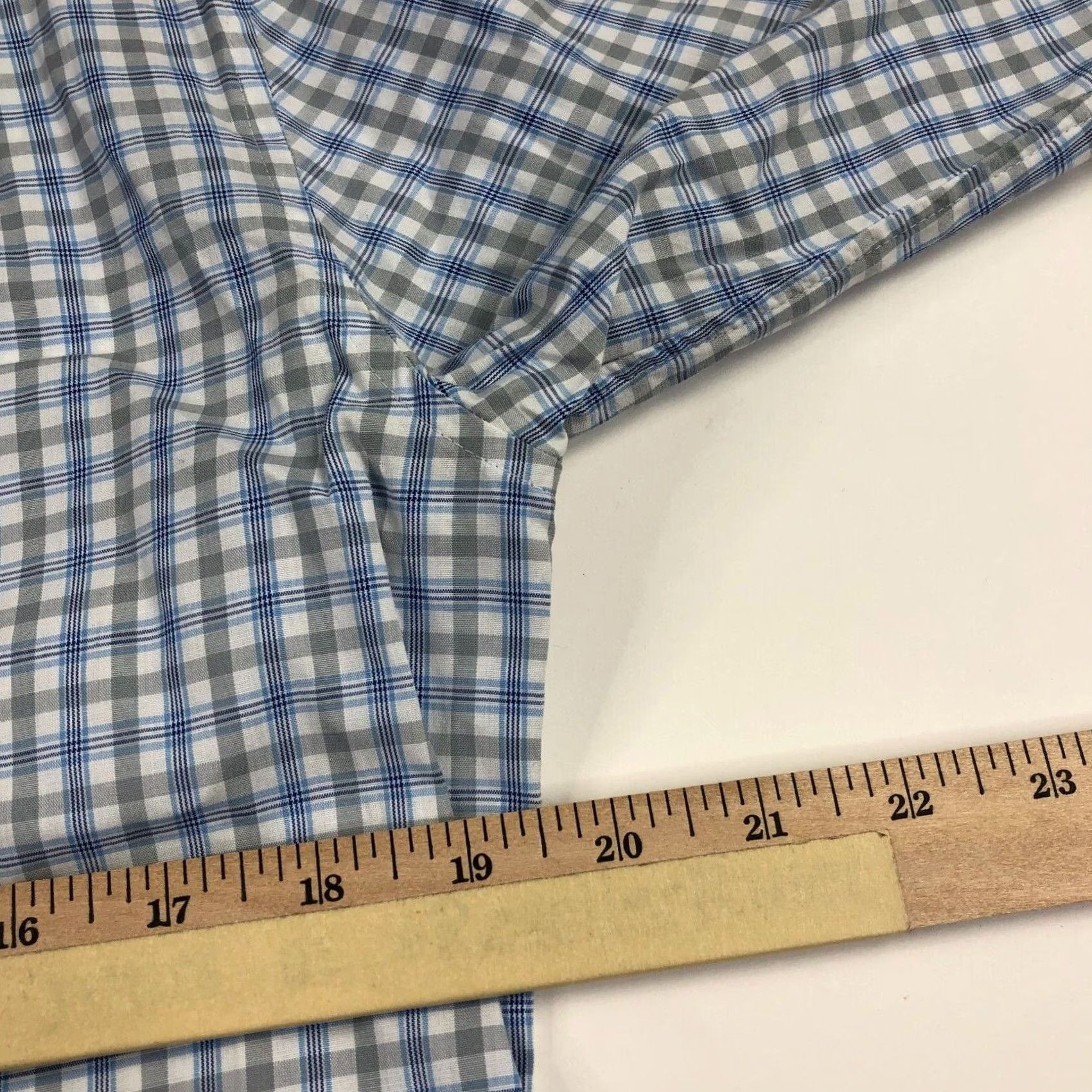 Vineyard Vines Vineyard Vines Burgee Shirt Men’s XS Blue White Plaid Classic Fit Button-Up Shirt Size US XS / EU 42 / 0 - 4 Thumbnail