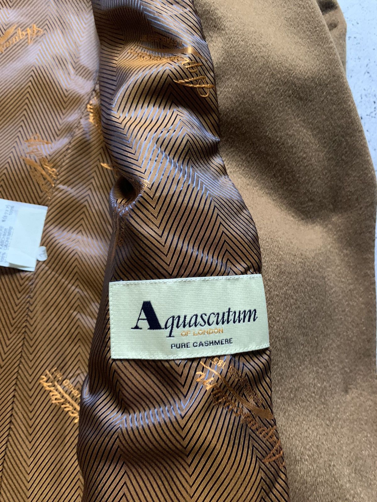 Aquascutum × Vintage Vintage Aquascutum Blazer Jacket Monogram Y2K USA Size 54R - 7 Thumbnail