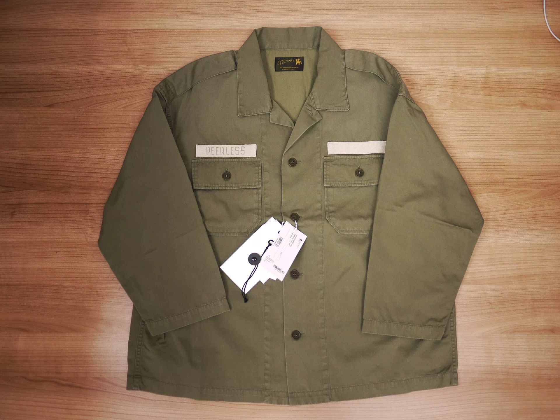 Visvim VISVIM C/D Canaan Shirt in Khaki Size US M / EU 48-50 / 2 - 1 Thumbnail