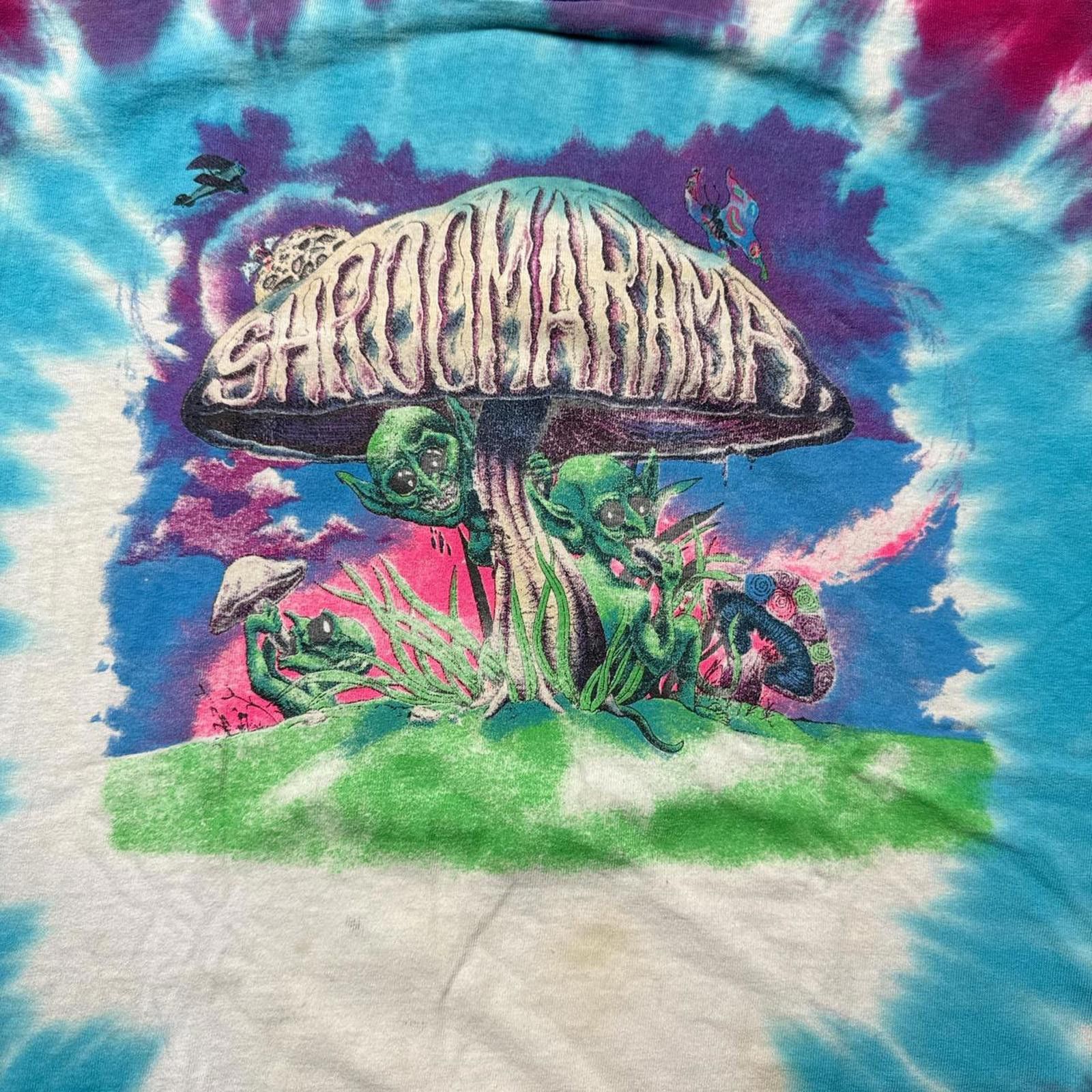 Other Shroomarama 1991 Tie Dye Physcheledic Single Stitch T-Shirt Size US L / EU 52-54 / 3 - 2 Thumbnail