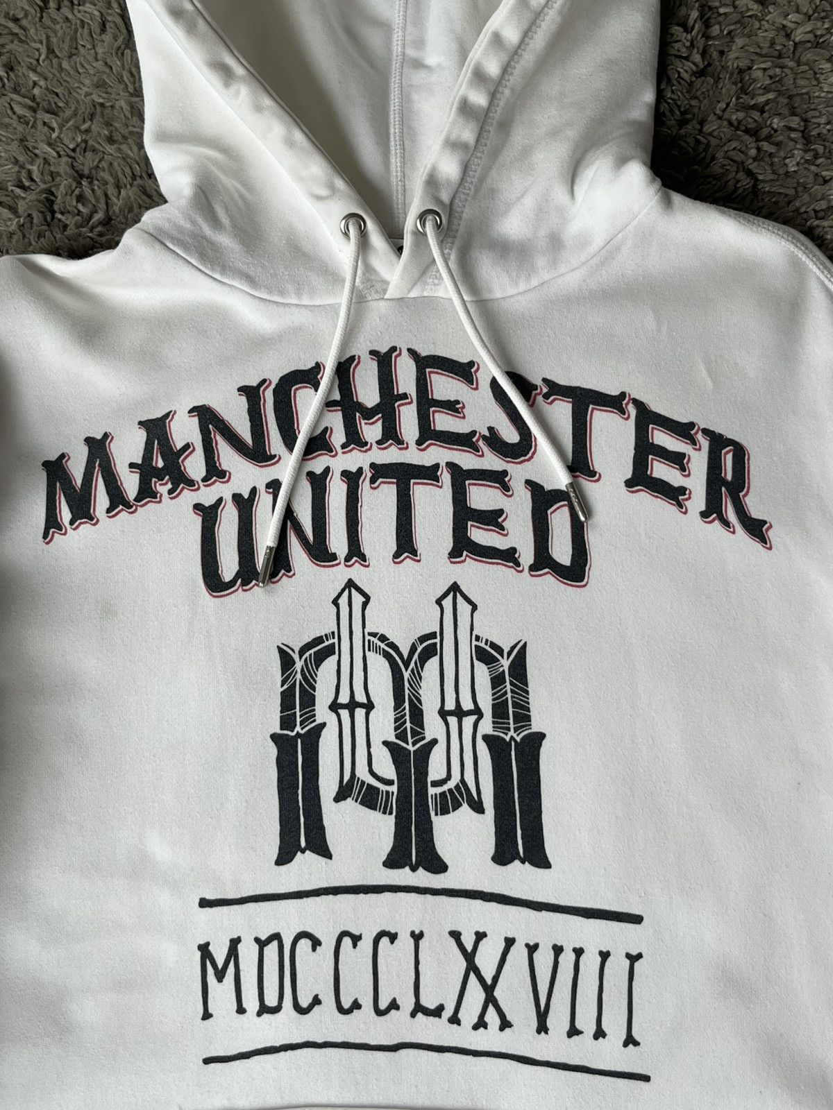 Nike Vintage Nike Hoodie Soccer Football Manchester United believ Size US M / EU 48-50 / 2 - 3 Thumbnail