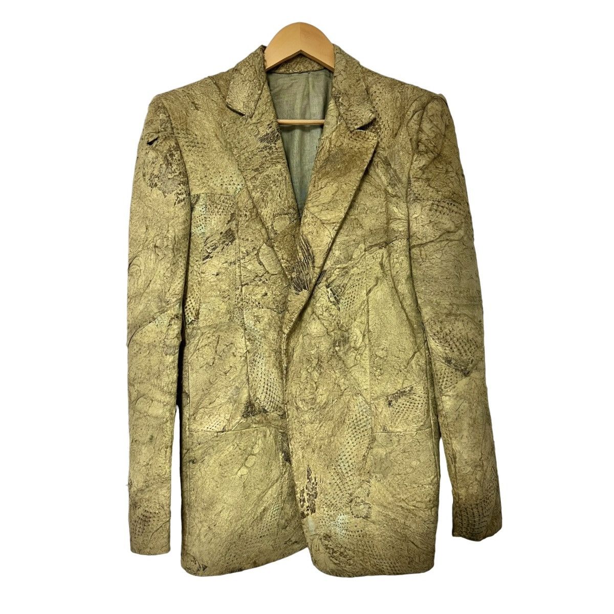 Carol Christian Poell Ccp ss00 exotic leather blazer Size US L / EU 52-54 / 3 - 1 Thumbnail