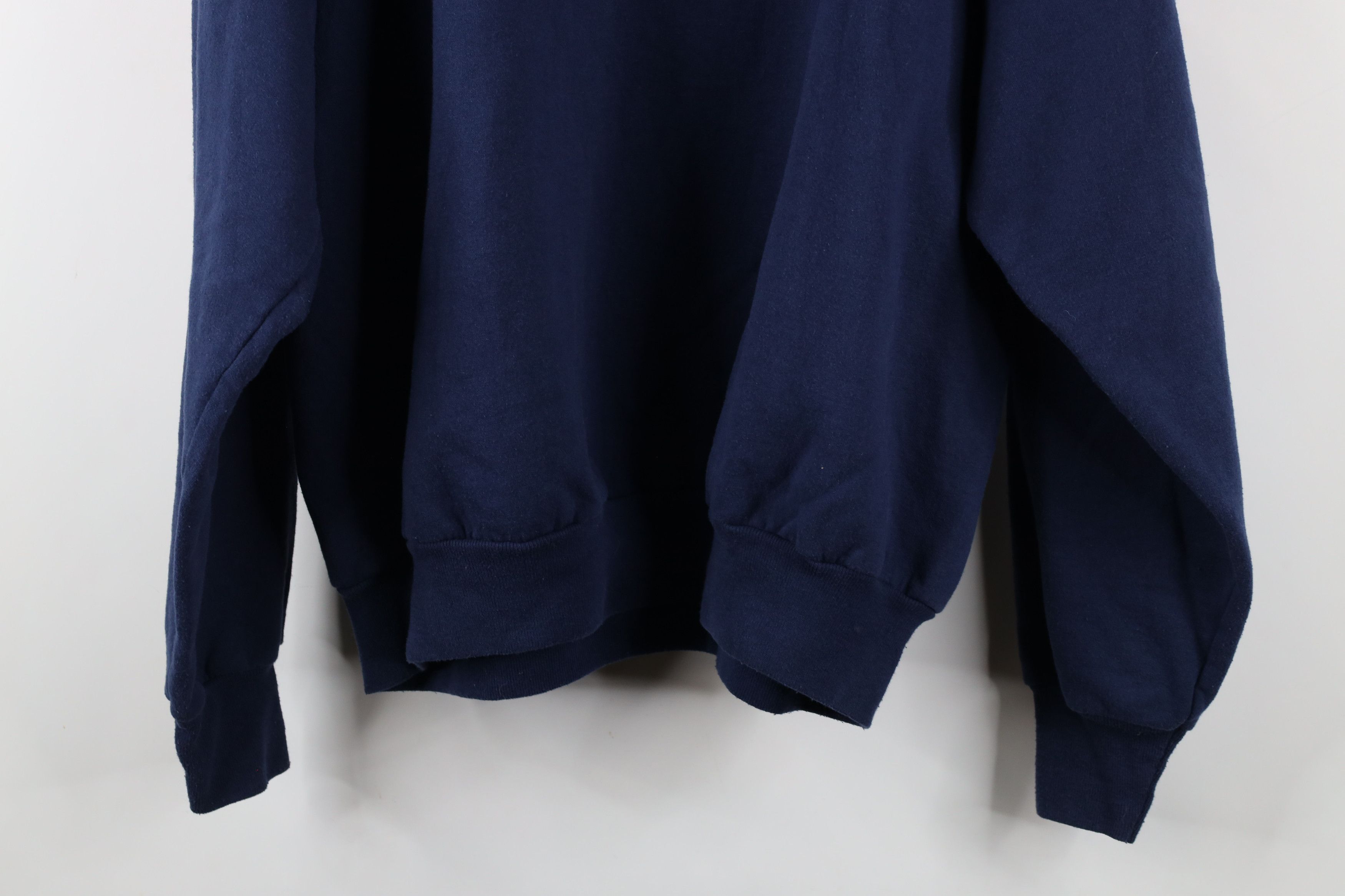Vintage Vintage 90s Streetwear Spell Out New York Sweatshirt Blue Size US XXL / EU 58 / 5 - 10 Thumbnail